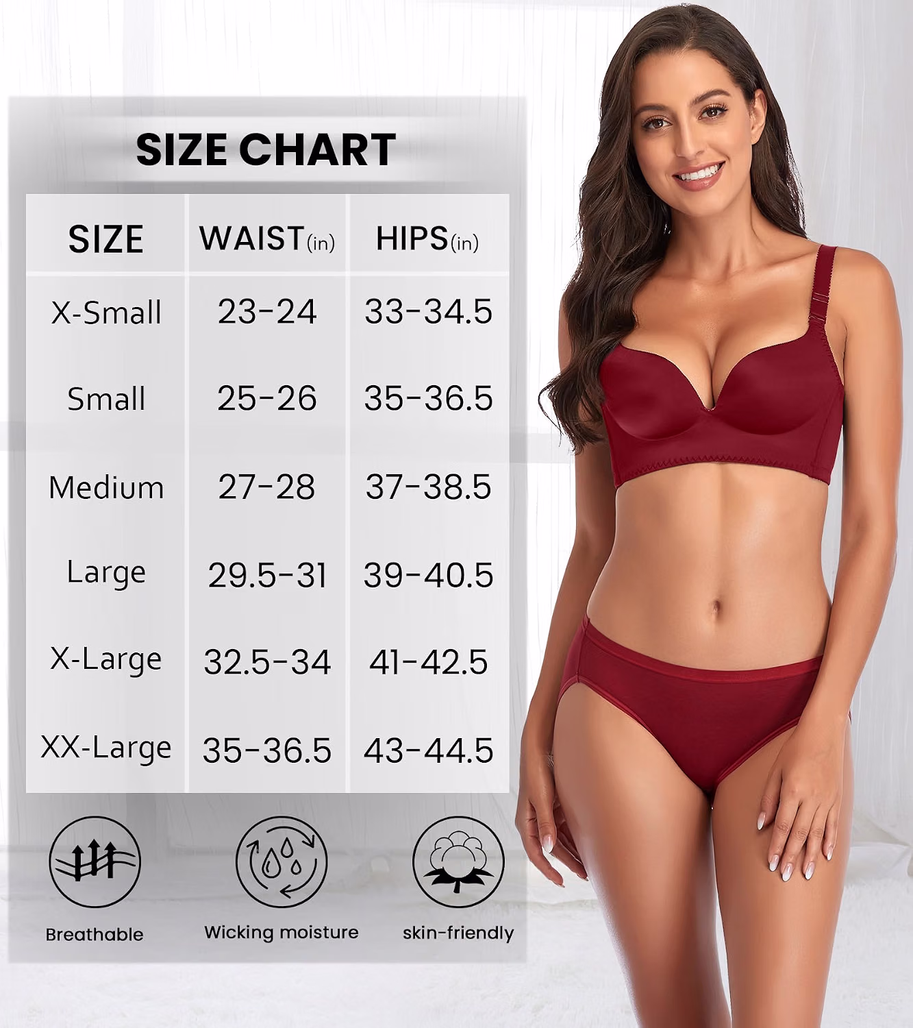 Eiggam Women's Cotton High-Cut Bikini Panties — image 6
