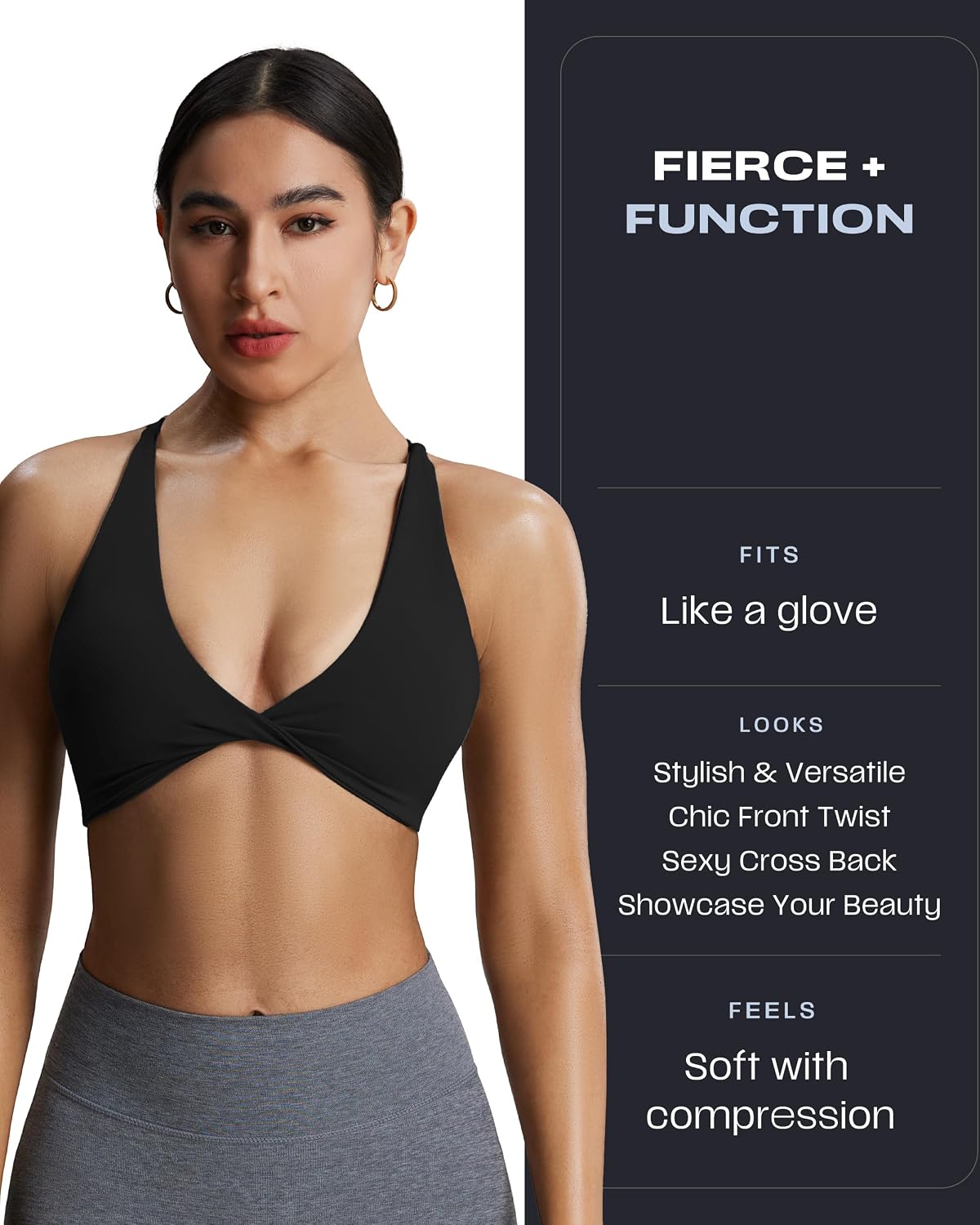 Aoxjox Metamorph Twist Sports Bra — image 4