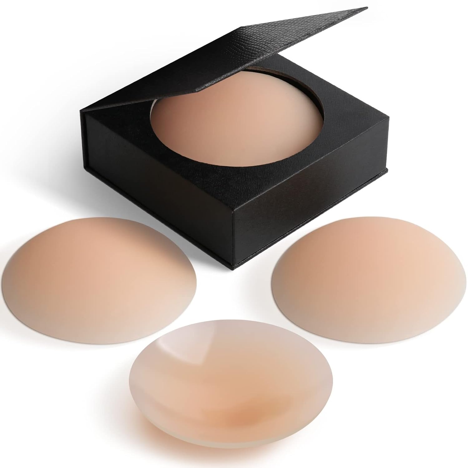 BearKig Reusable Silicone Nipple Pasties with Travel Box