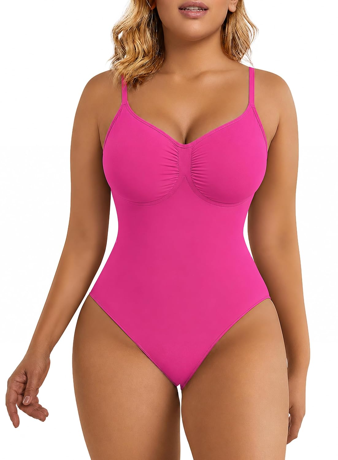 SHAPERX Tummy Control Seamless Thong Bodysuit — image 8