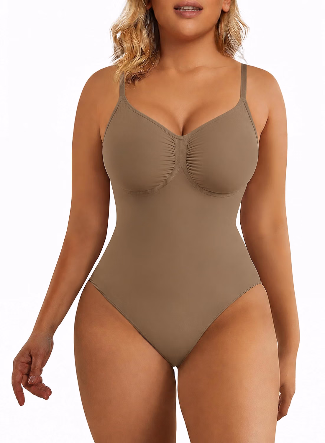 SHAPERX Waist Snatching Thong Bodysuit — image 9