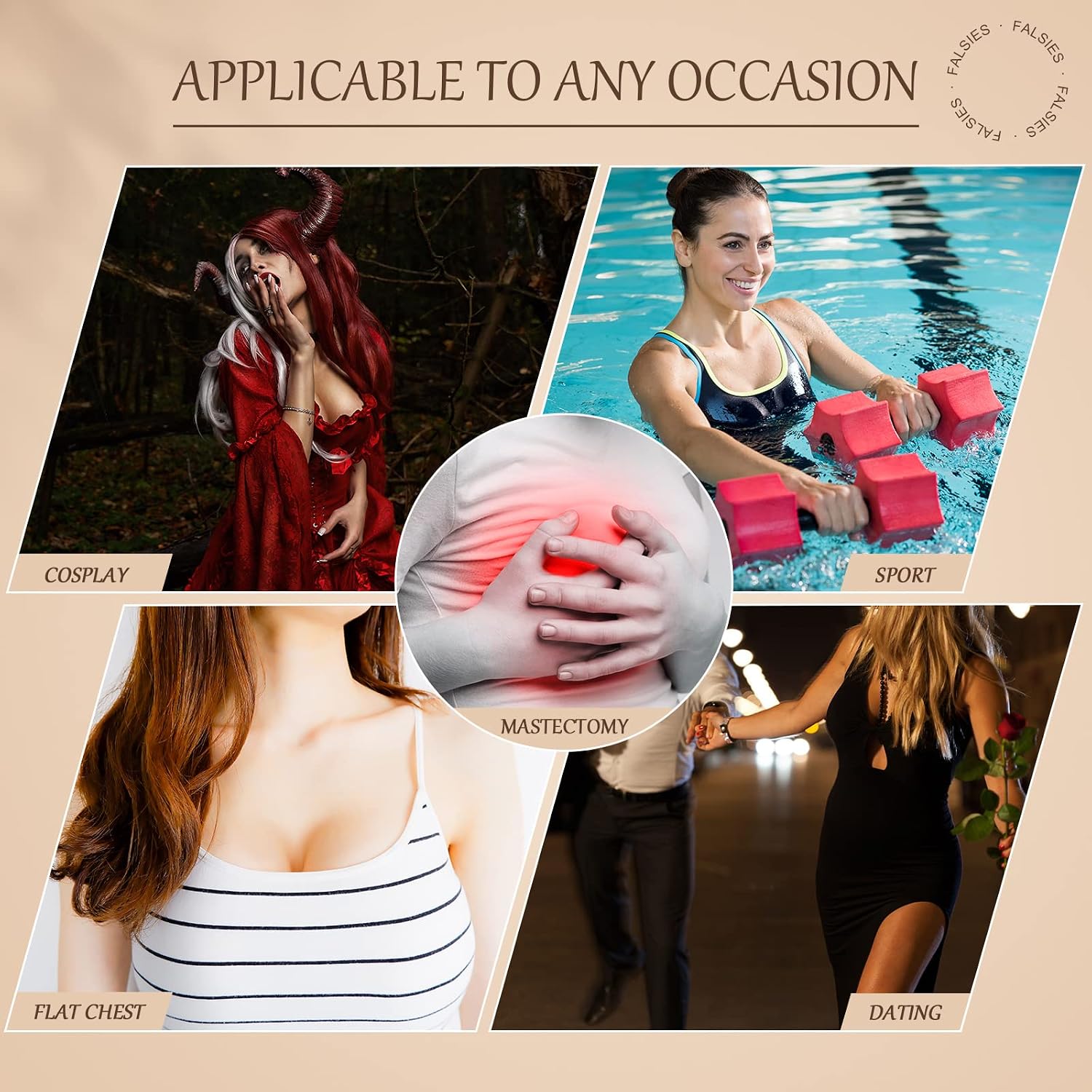 Hercicy Light Cotton Sponge Bra Inserts — image 6