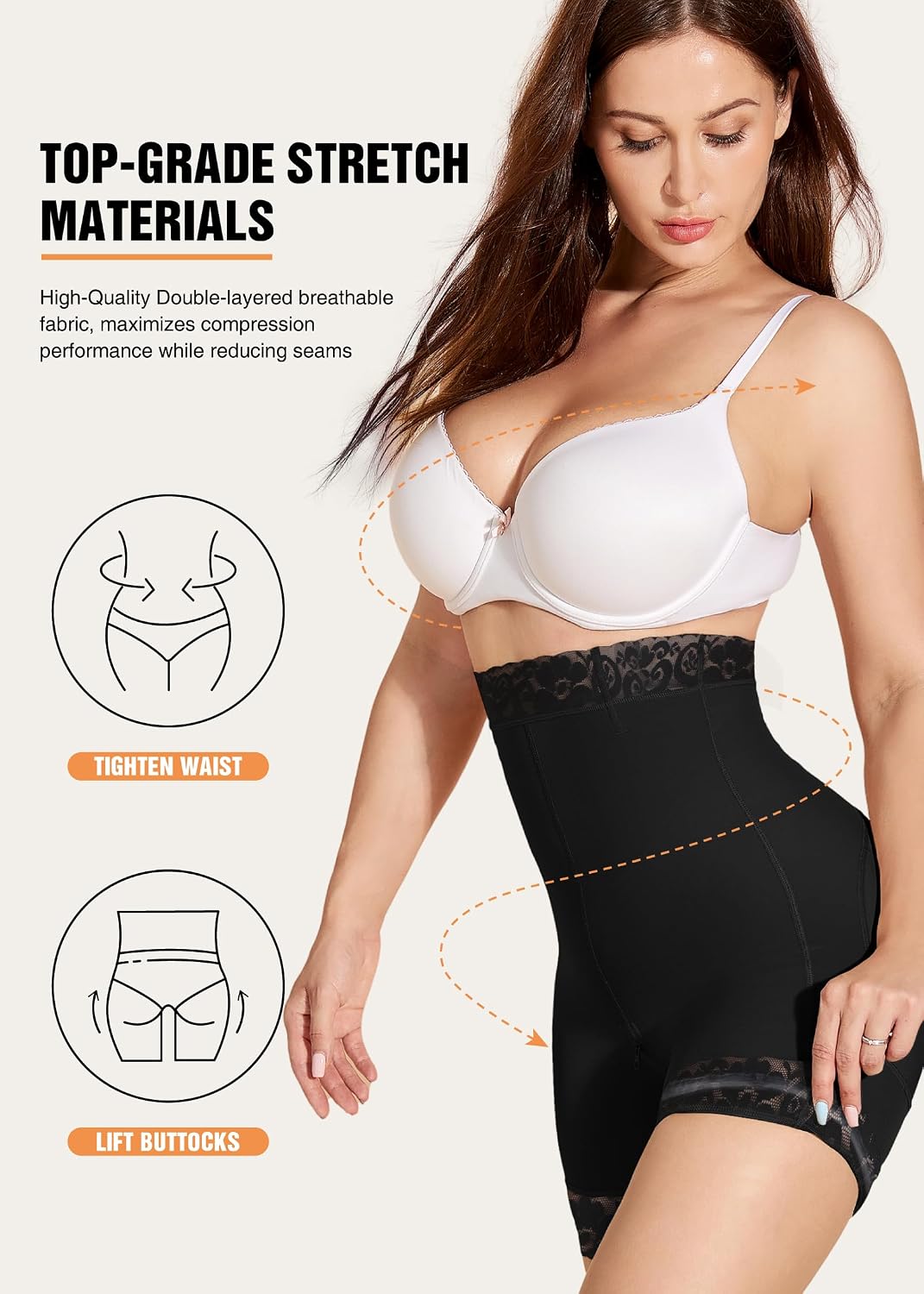 SHAPSHE High Waist Tummy Control Shapewear Shorts — image 2