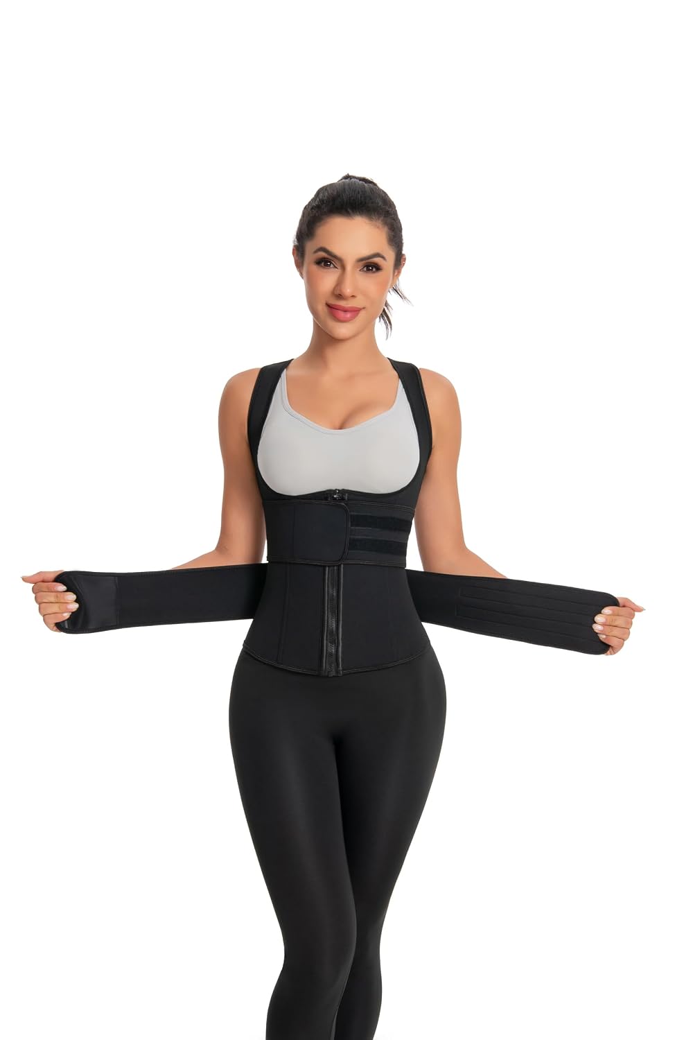 DDFS Women's Neoprene Waist Trainer Sweat Vest — image 3
