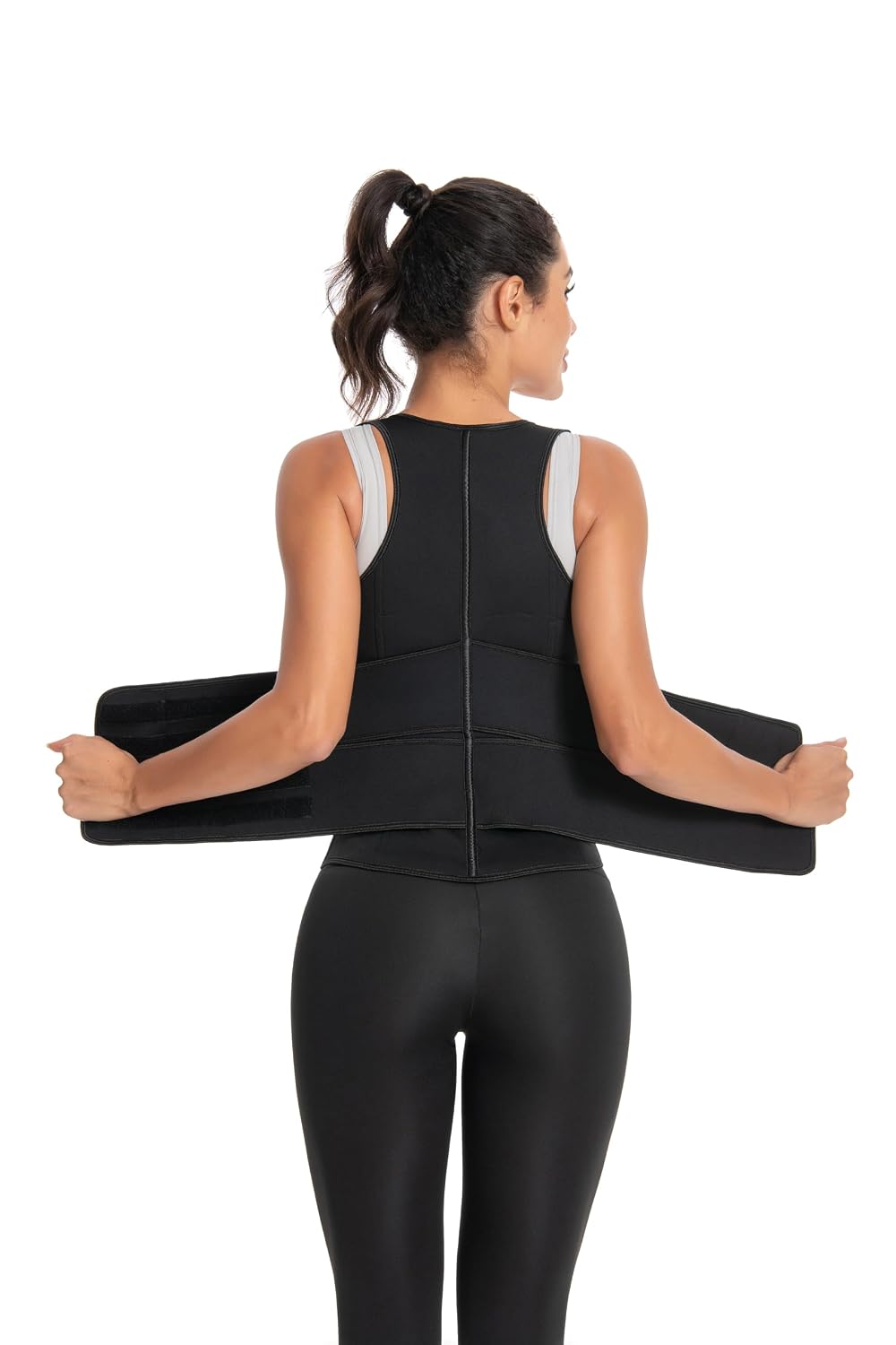 DDFS Women's Neoprene Waist Trainer Sweat Vest — image 4