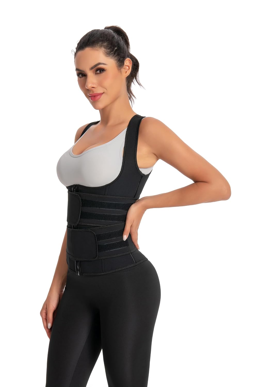 DDFS Women's Neoprene Waist Trainer Sweat Vest — image 7