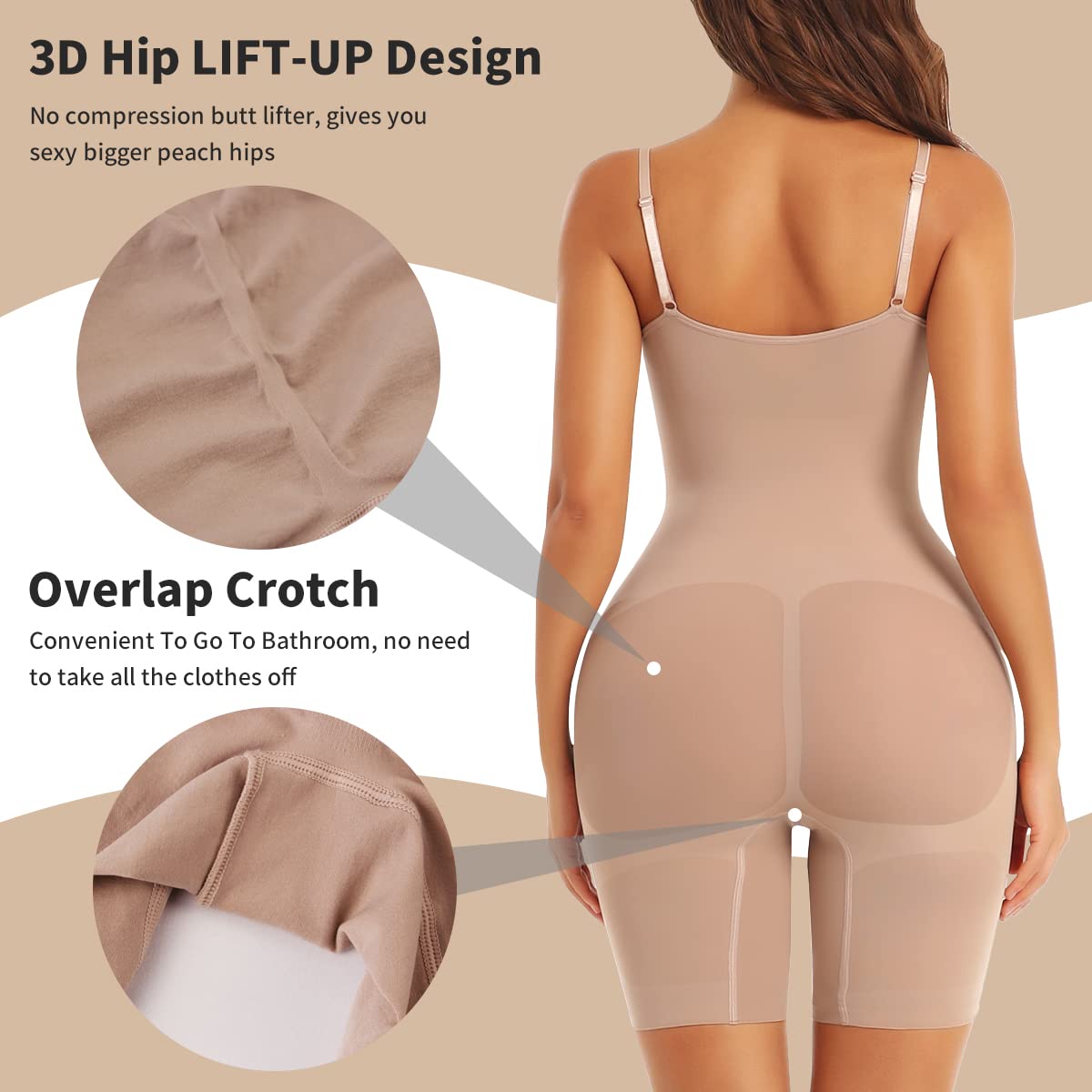 EUVYOU Seamless Tummy Control Shapewear Bodysuit — image 2