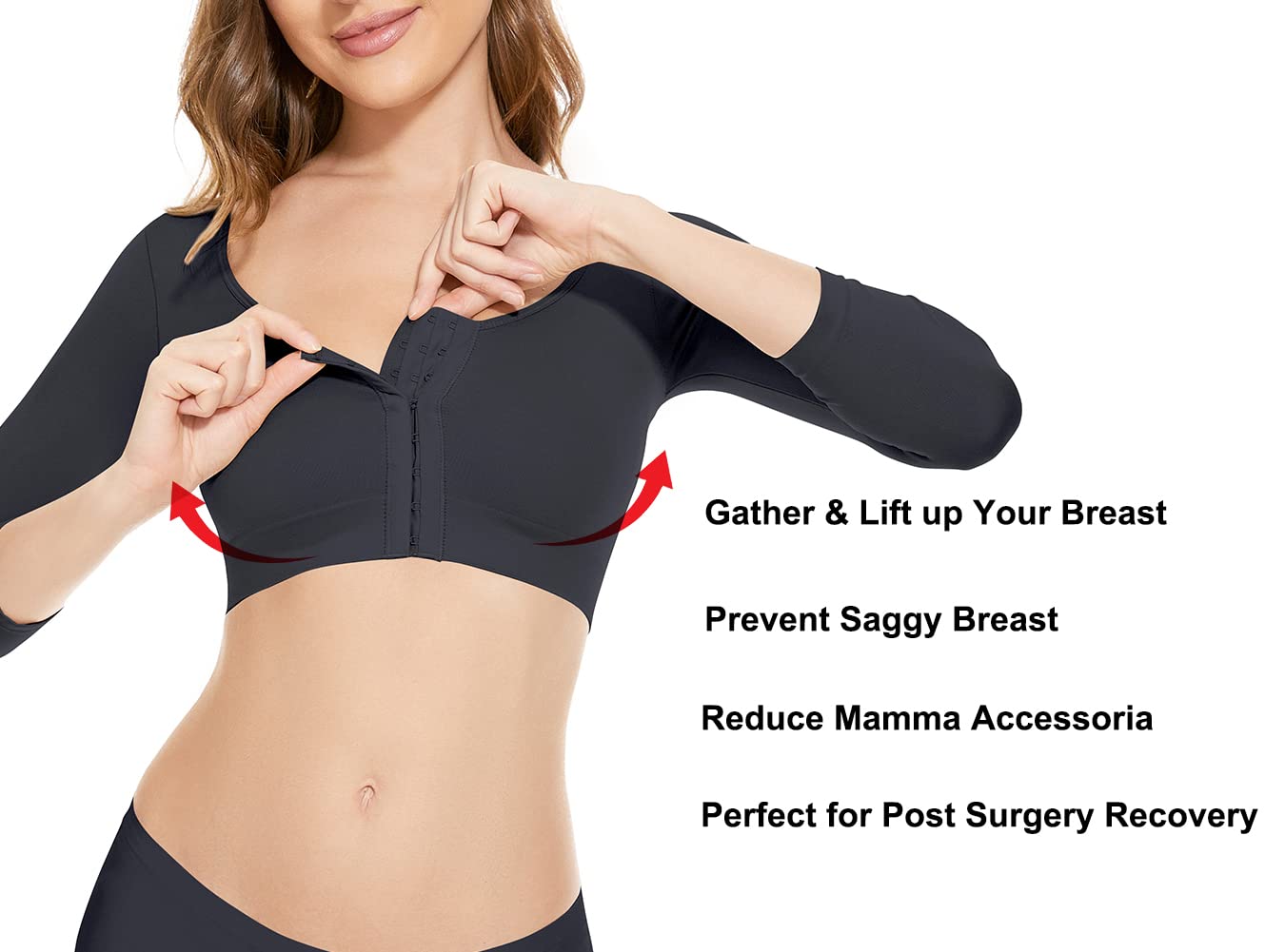 KSKshape Arm Compression Shaper with Front Closure — image 3