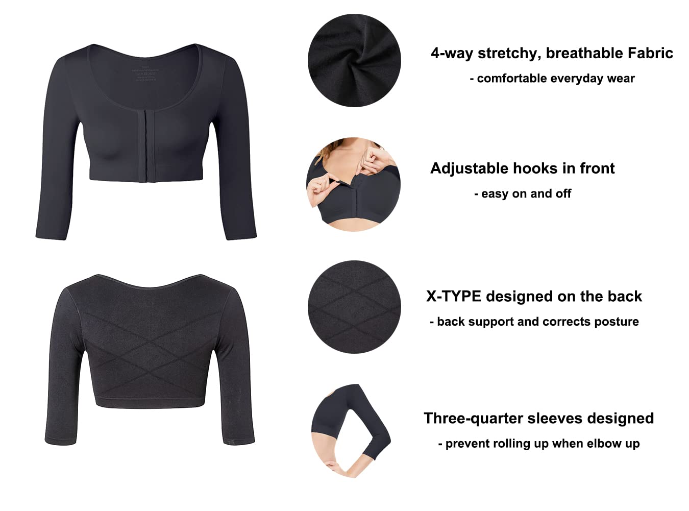 KSKshape Arm Compression Shaper with Front Closure — image 5