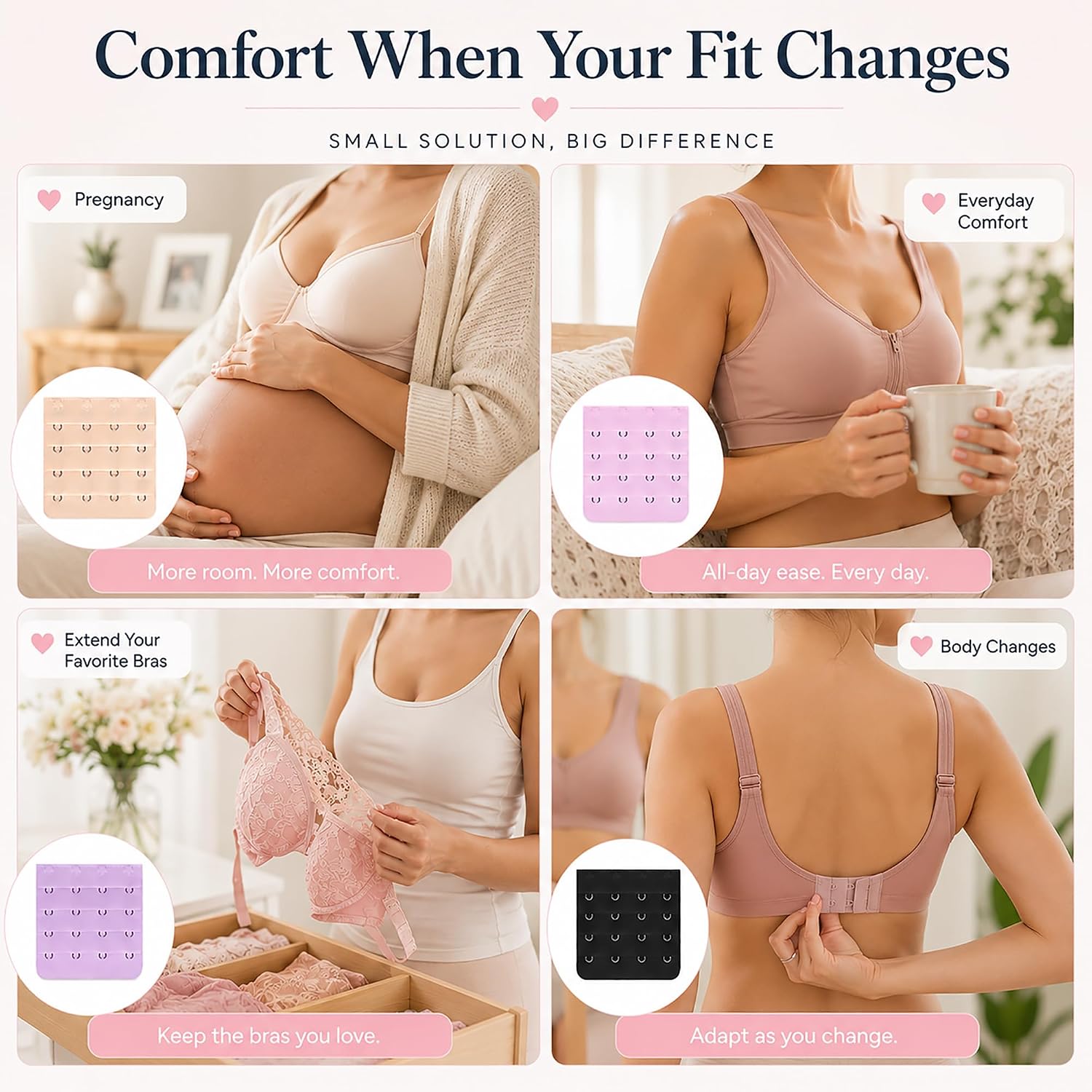 East Fantasy Soft Comfort Bra Extender — image 5