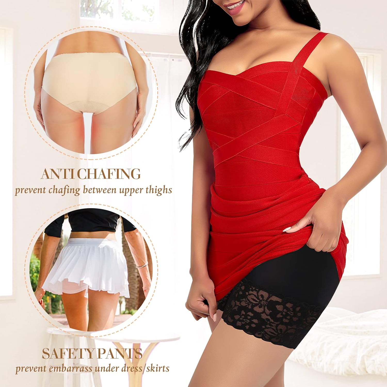 Werena Lace Slip Shorts for Women — image 3