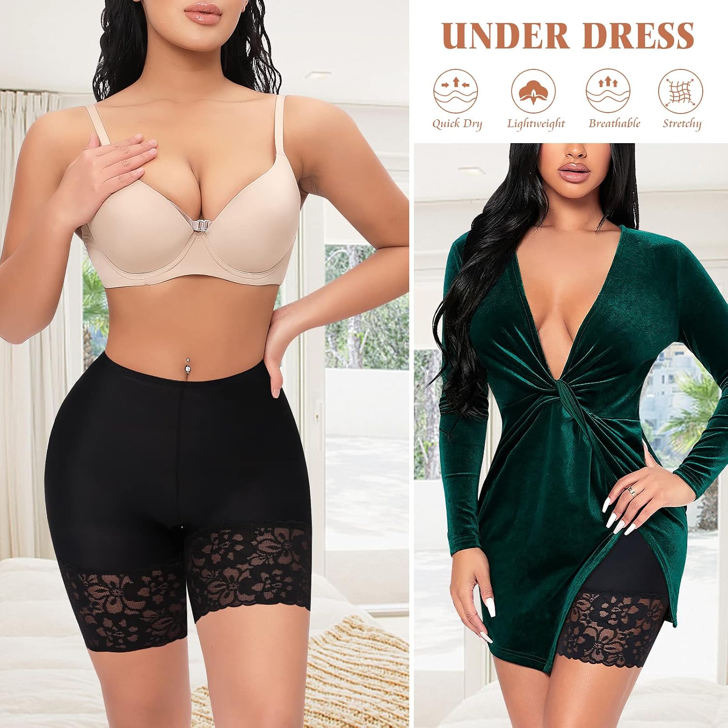 Werena Lace Slip Shorts for Women — image 5