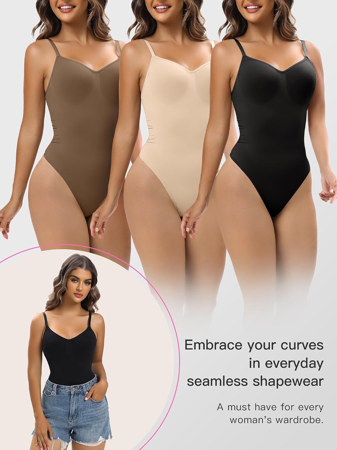 YIANNA Seamless Tummy Control Bodysuit — image 5