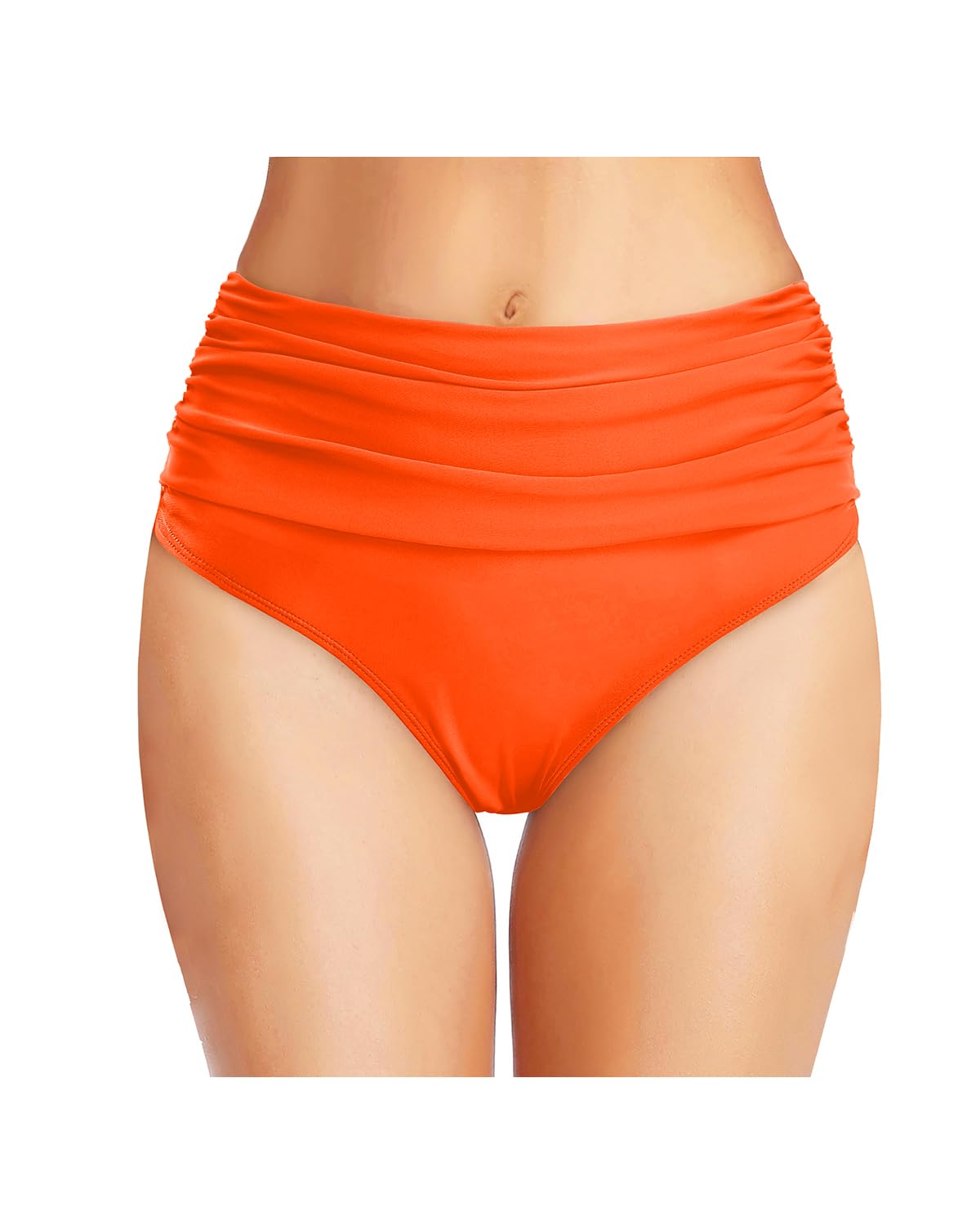 Tempt Me High Waisted Tummy Control Ruched Bikini Bottom — image 11