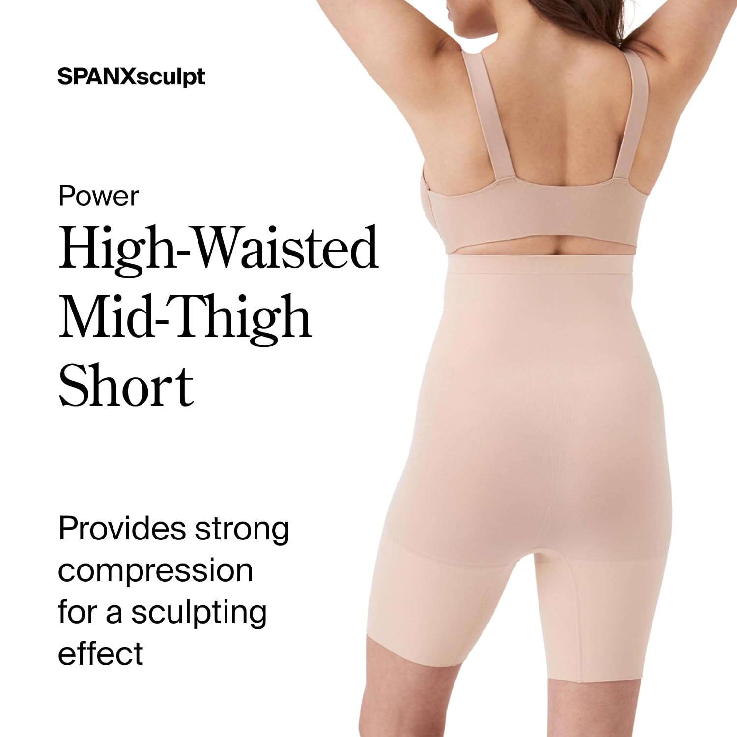 SPANX High-Waisted Mid-Thigh Short Shapewear — image 2