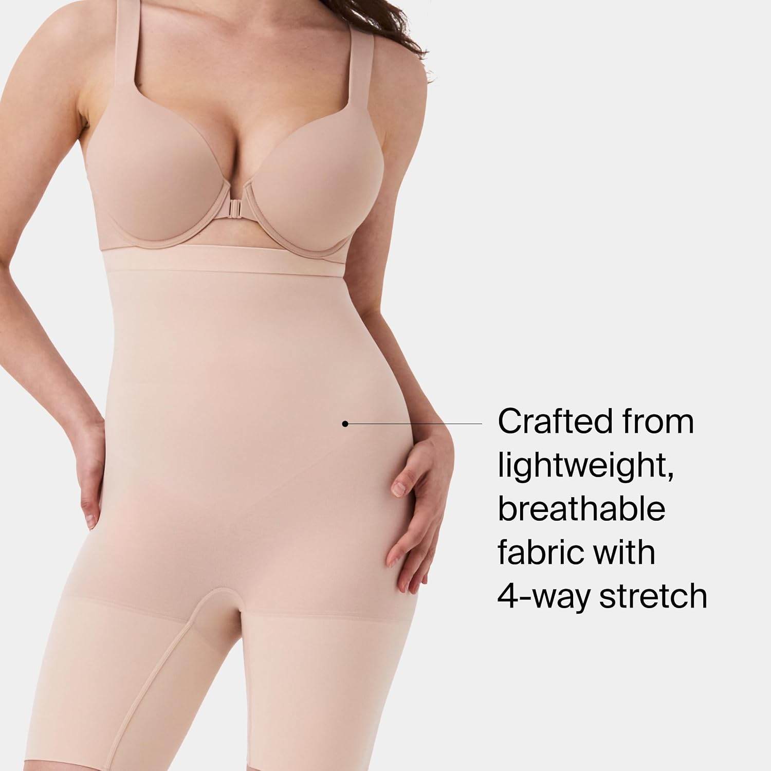 SPANX High-Waisted Mid-Thigh Short Shapewear — image 3