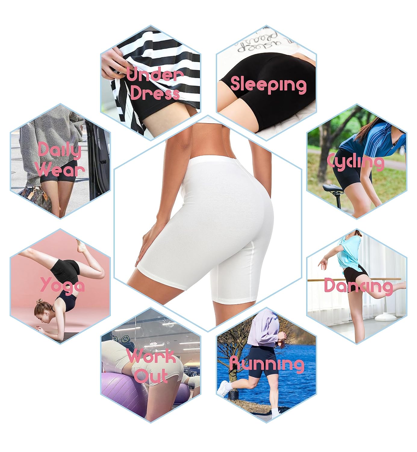 TUTUESTHER Cotton Slip Shorts for Women — image 5