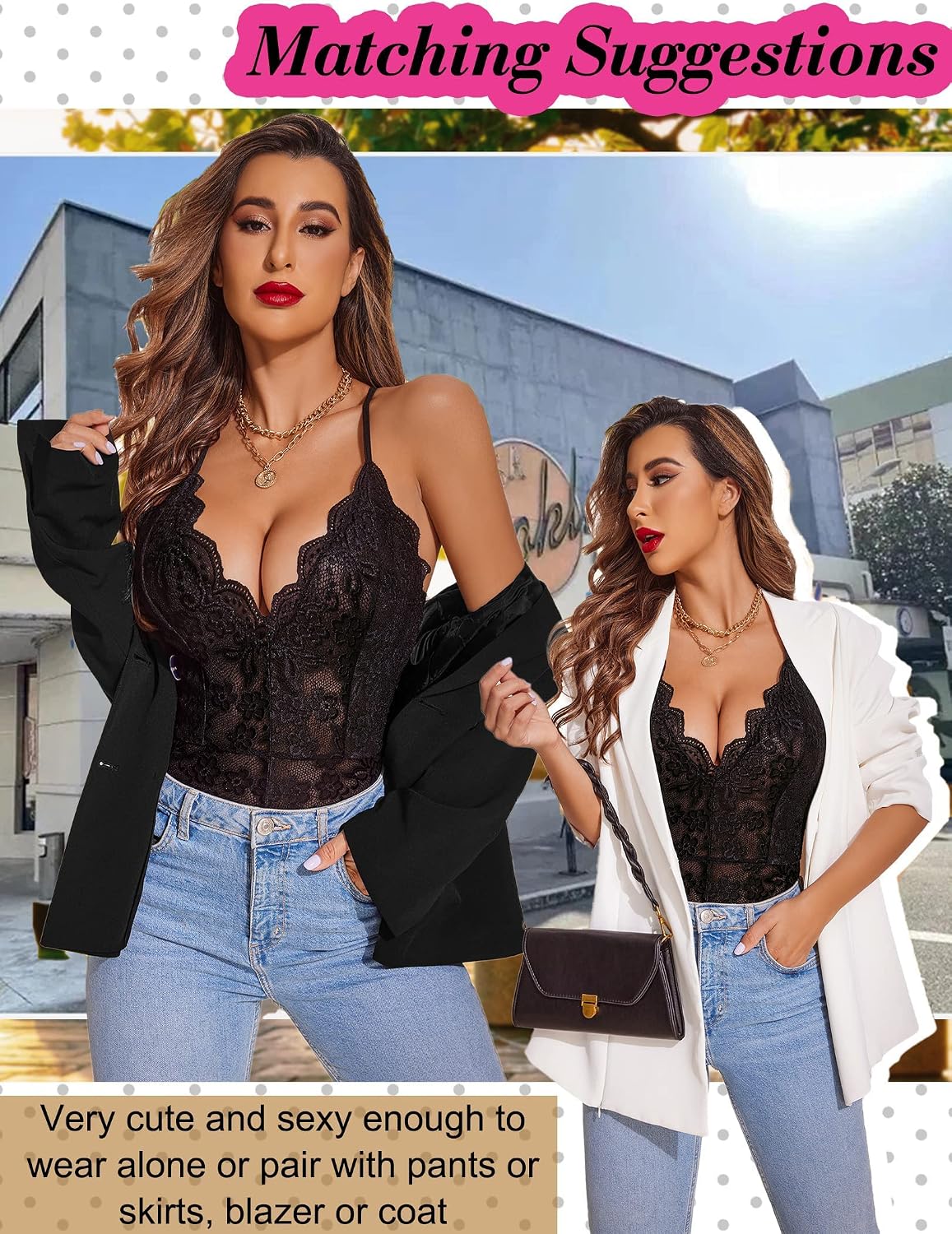 Avidlove Lace Teddy Bodysuit with Snap Crotch — image 4