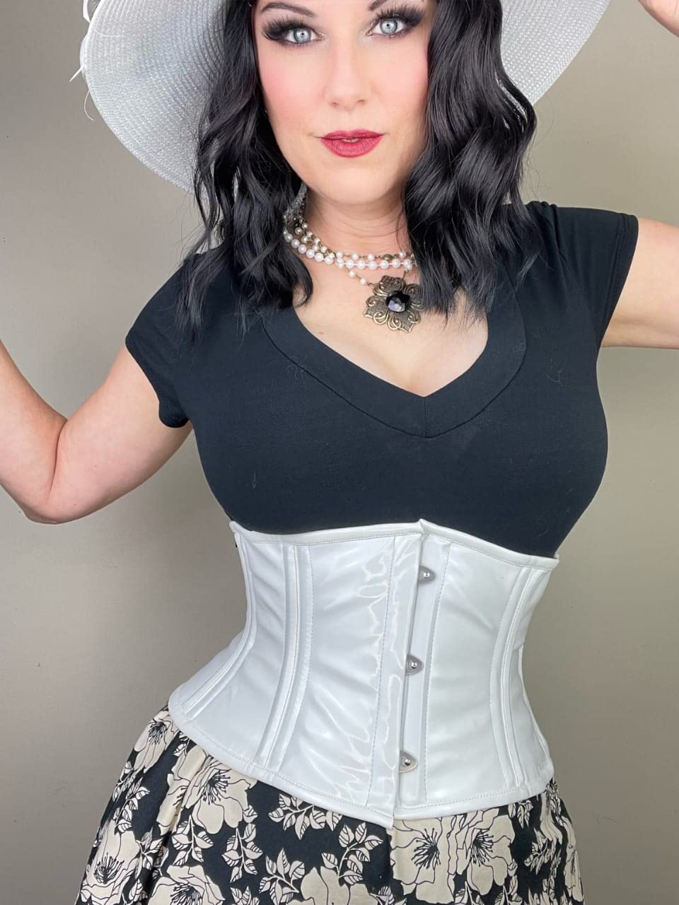 BIDMOOR Steel Boned Underbust Corset Waist Trainer — image 4