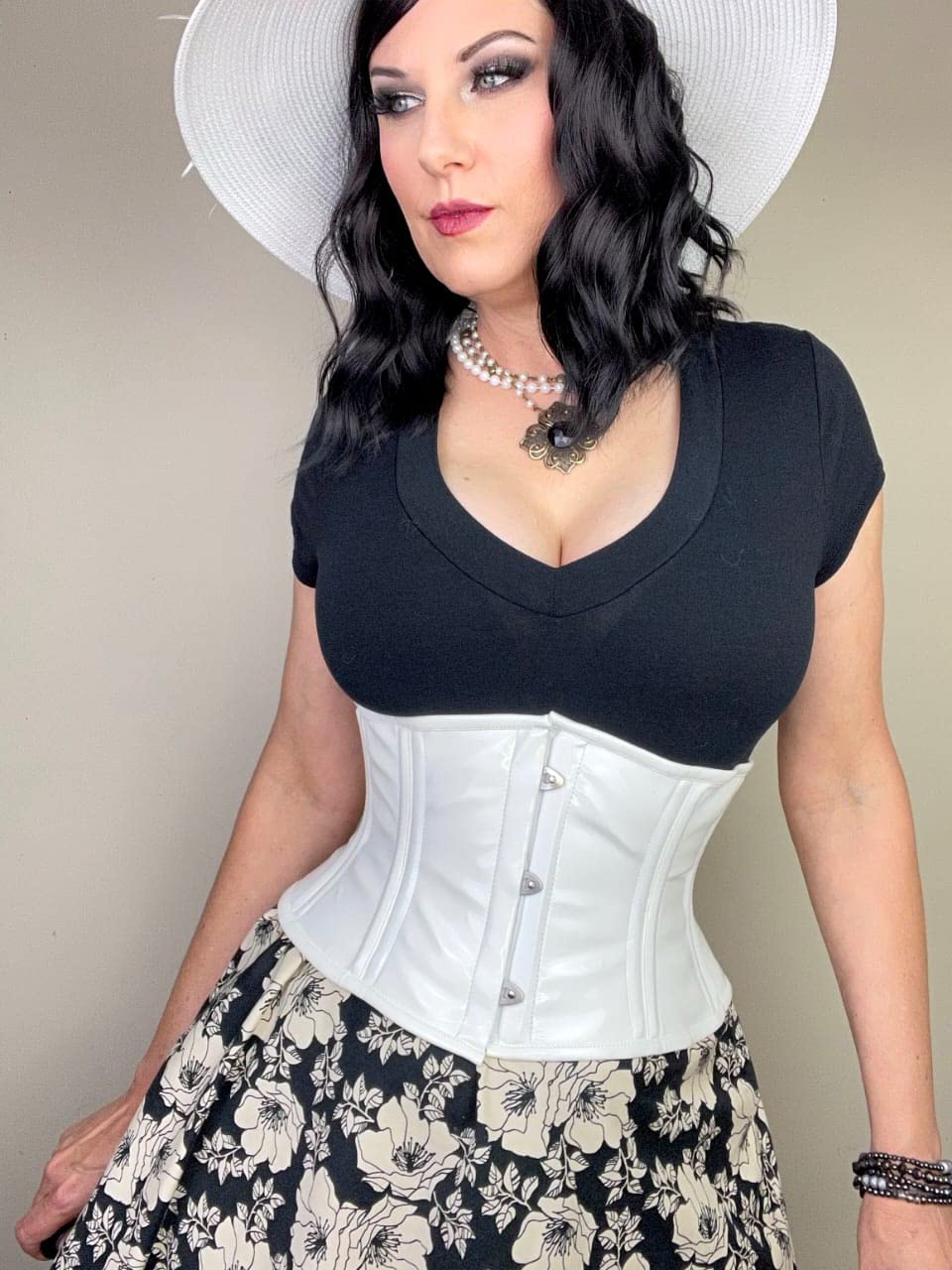BIDMOOR Steel Boned Underbust Corset Waist Trainer — image 5