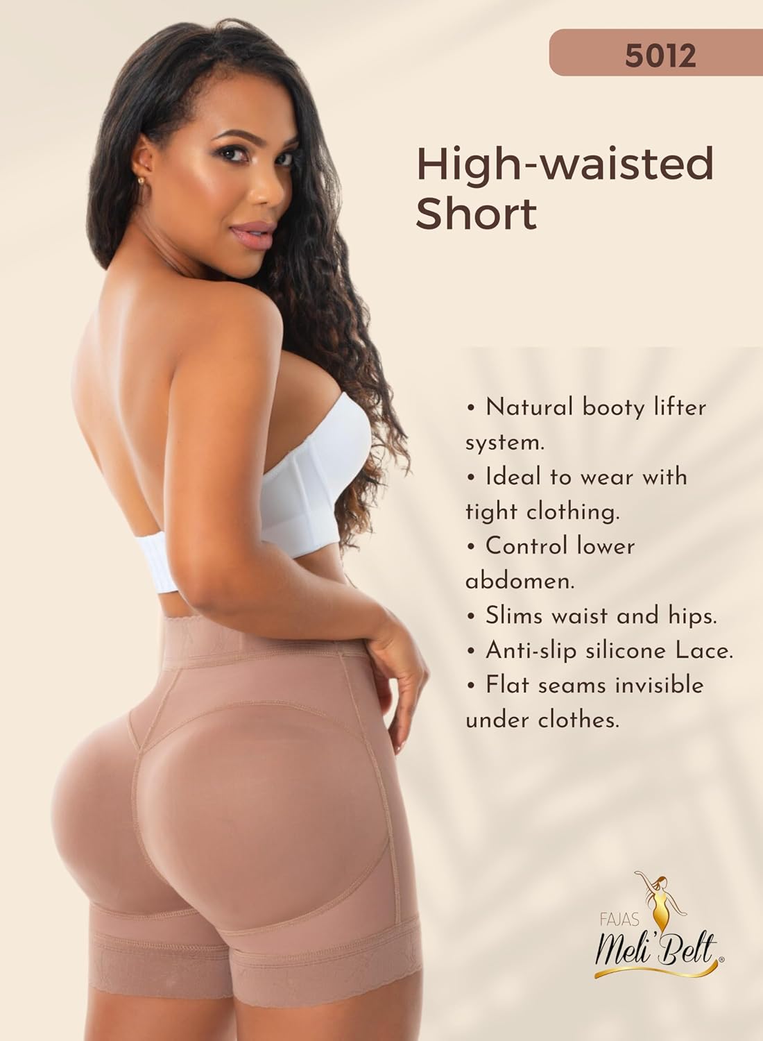 FAJAS MELI'BELT High Waist Butt Lifter Shorts — image 4
