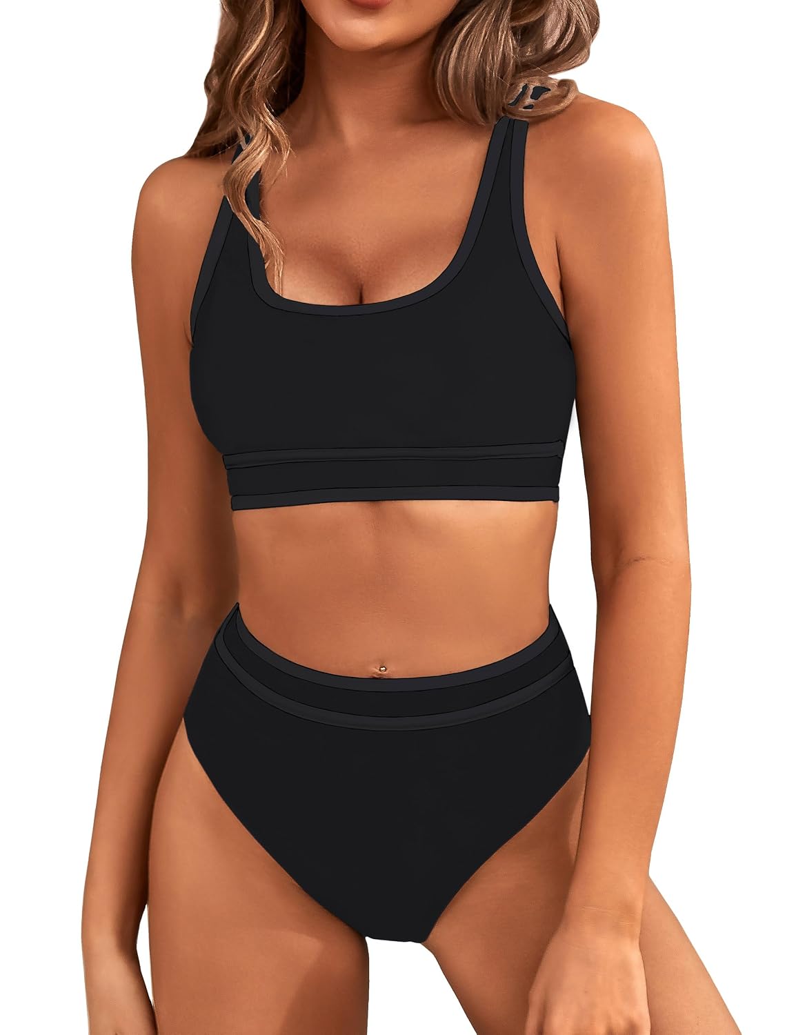 BMJL High Waisted Two Piece Bikini Set — image 10