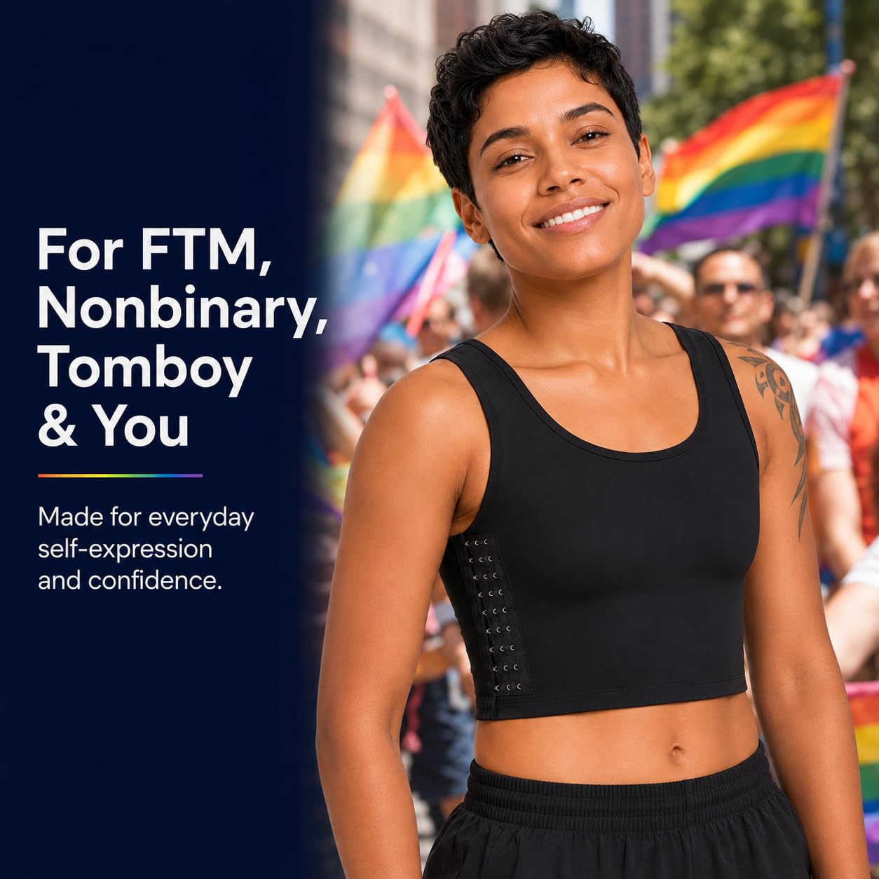 LGBT UNICORNS Chest Binder for Trans Men — image 8