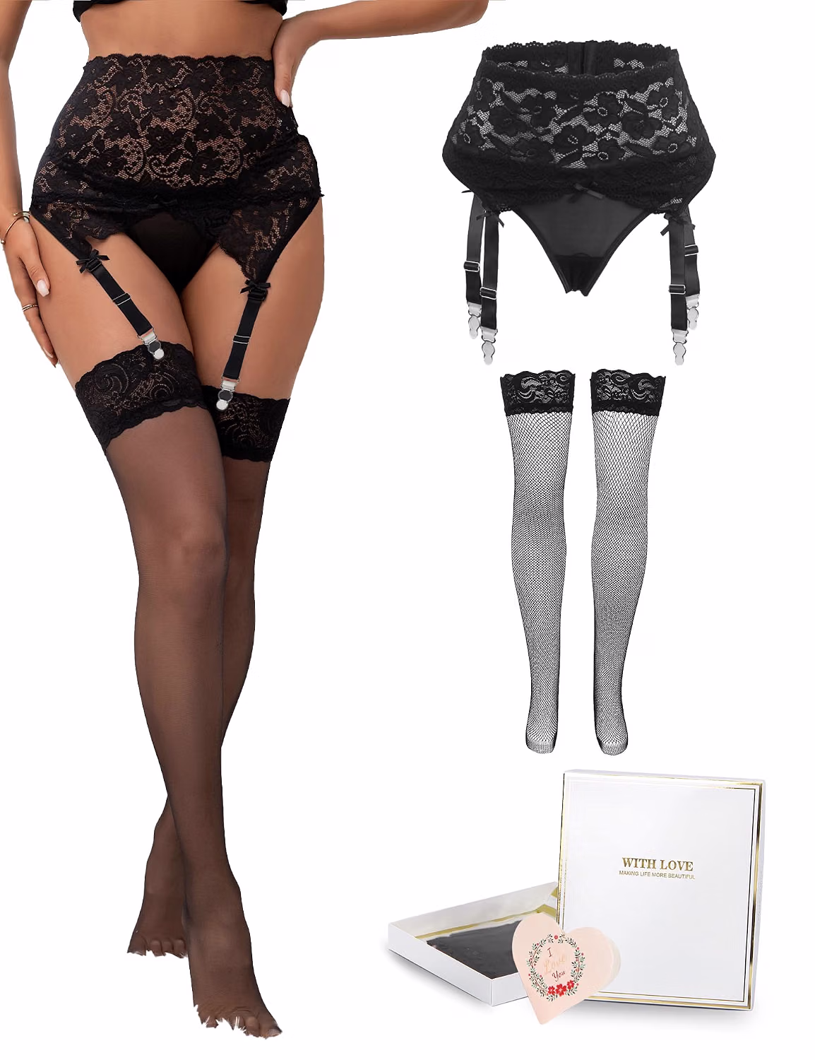 ohyeah High Waisted Garter Belt for Stockings — image 9