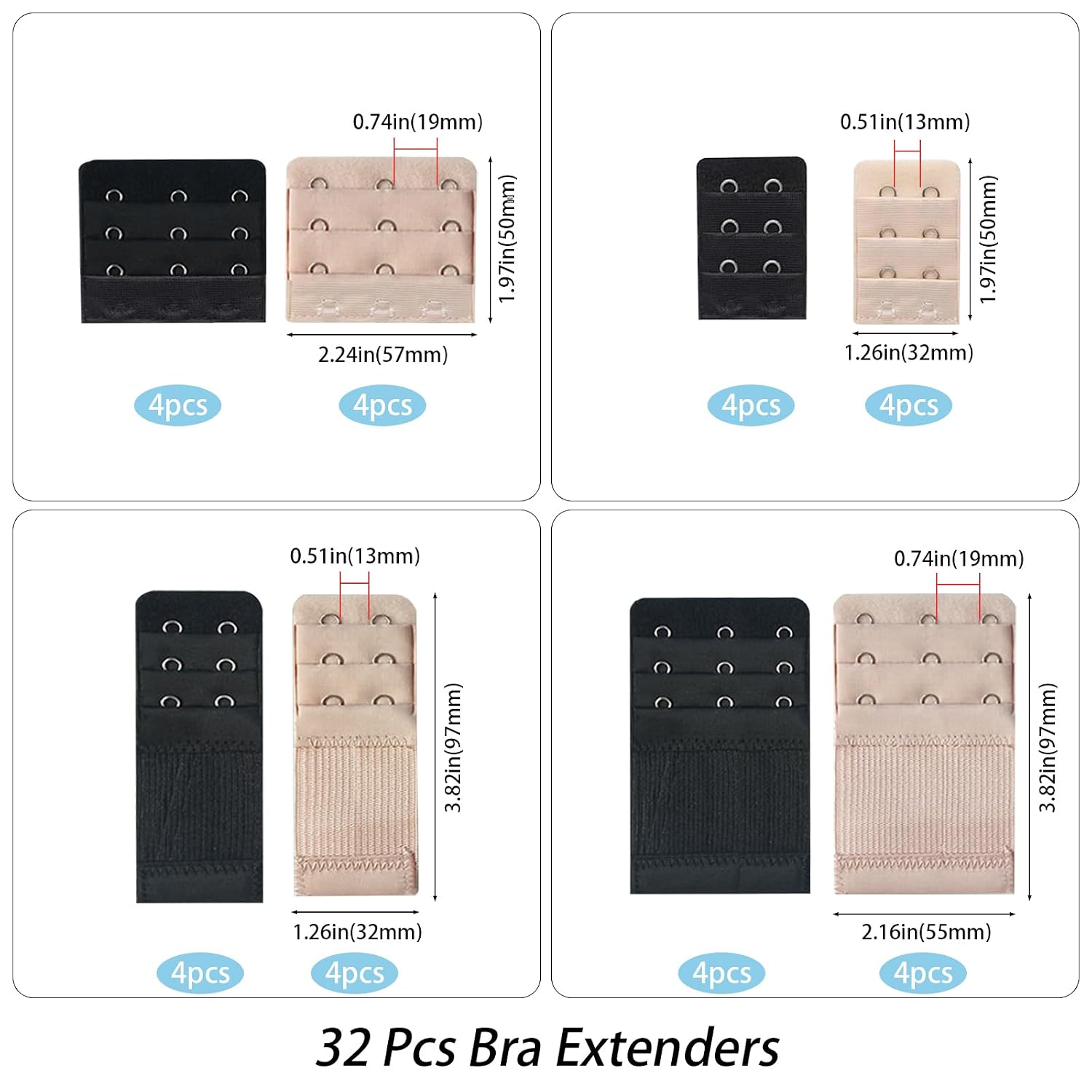 MaehSab Bra Extenders for Women — image 2