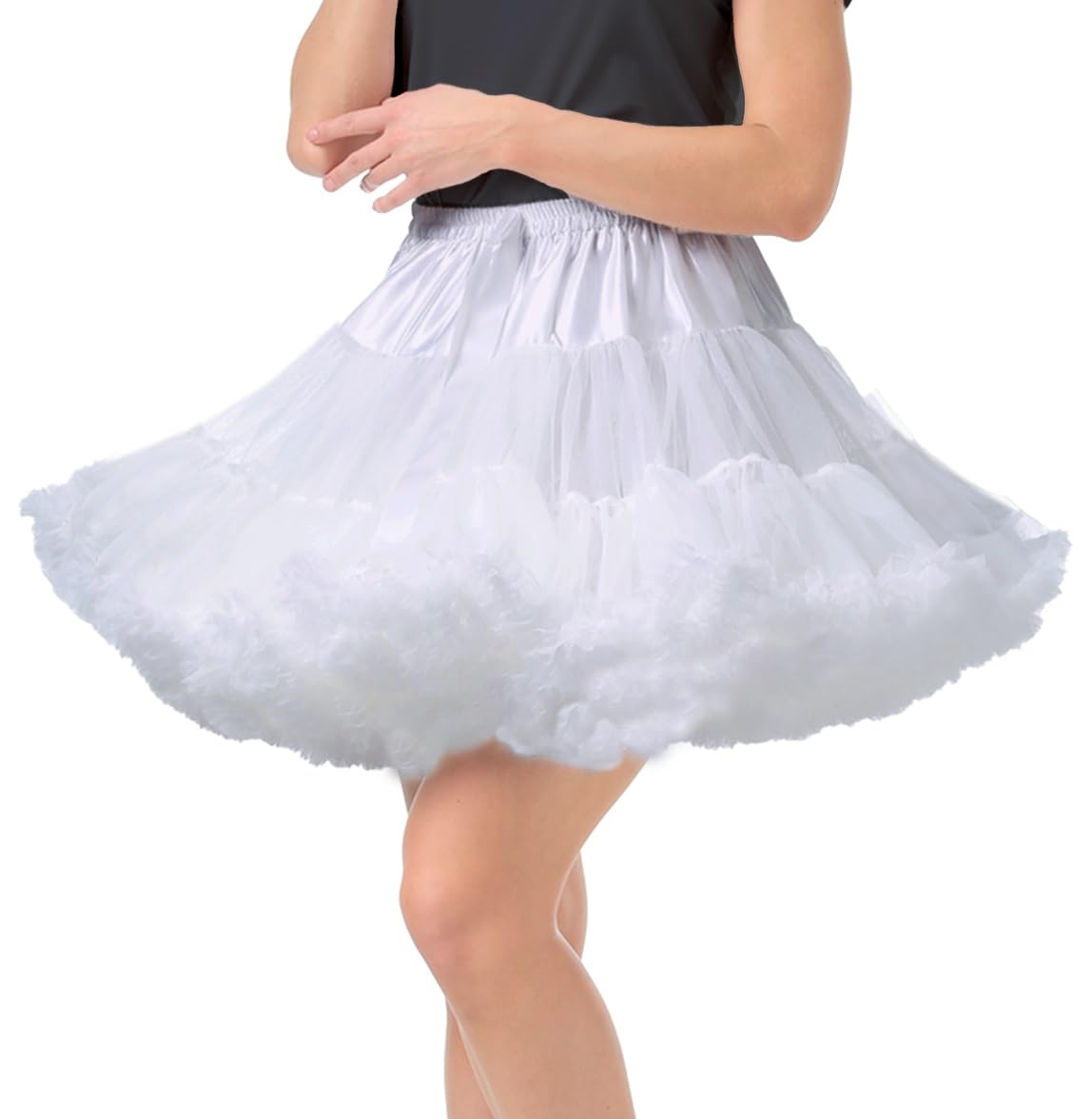 High Waist Mesh Tulle Petticoat Skirt