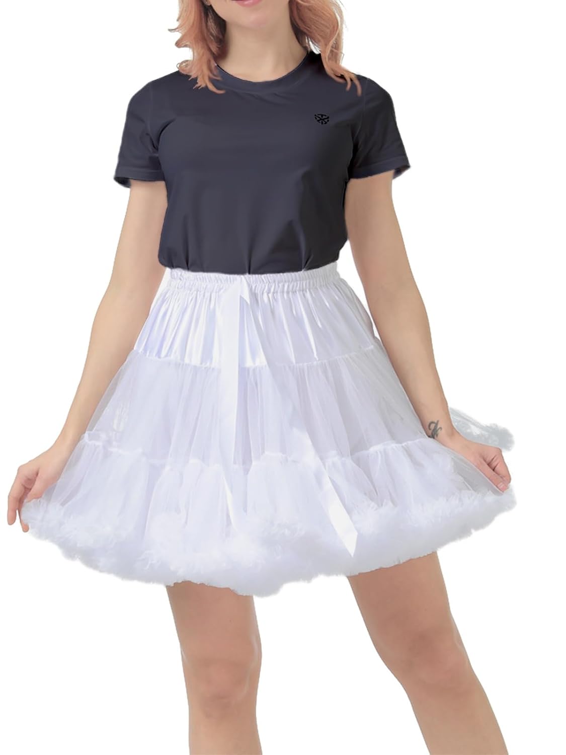 High Waist Mesh Tulle Petticoat Skirt — image 2