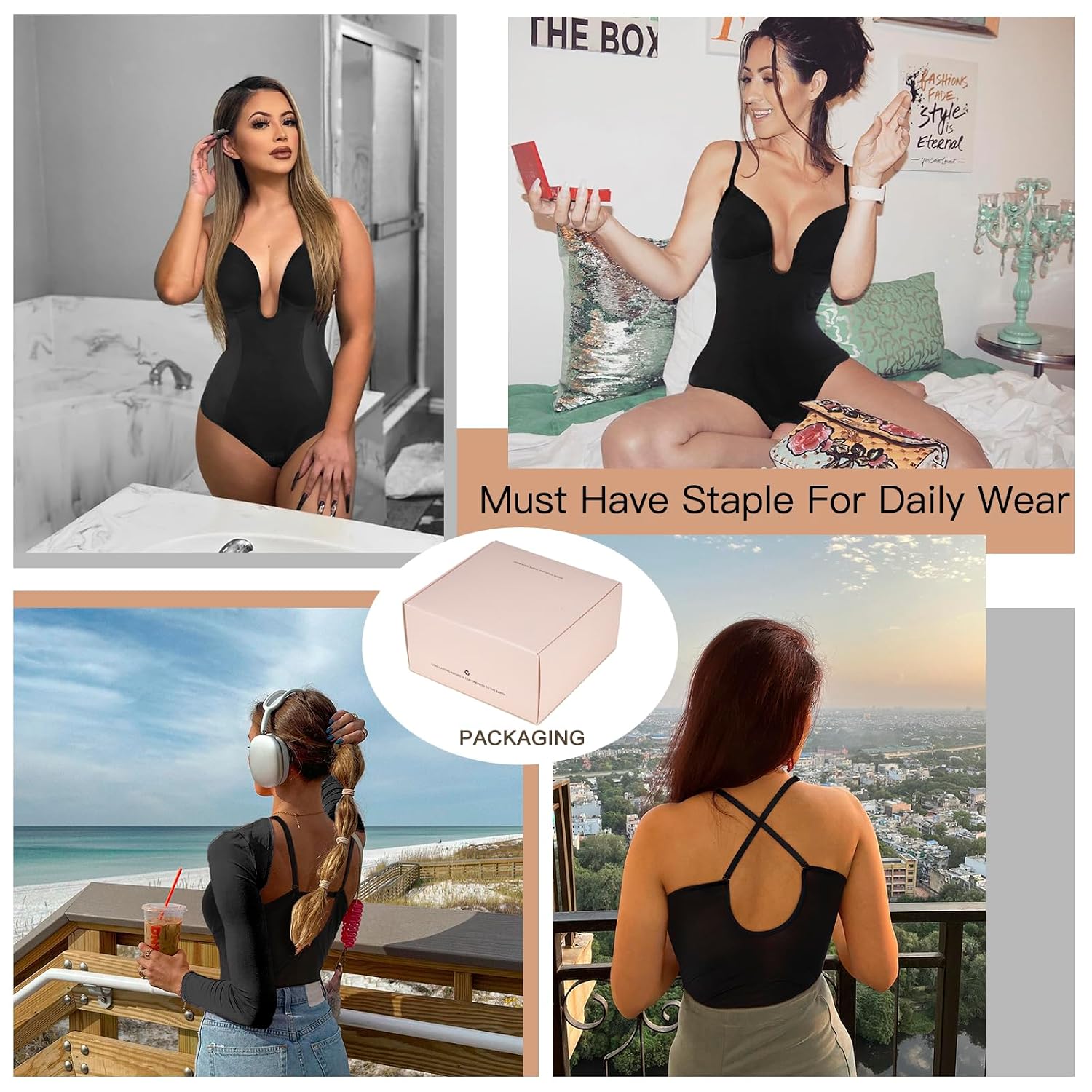 Decorus Tummy Control Bodysuit for Women — image 4