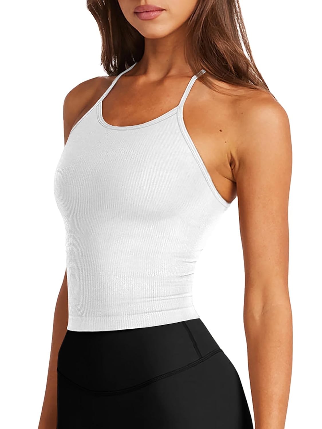 LASLULU Seamless Long Tank Sports Bra — image 2