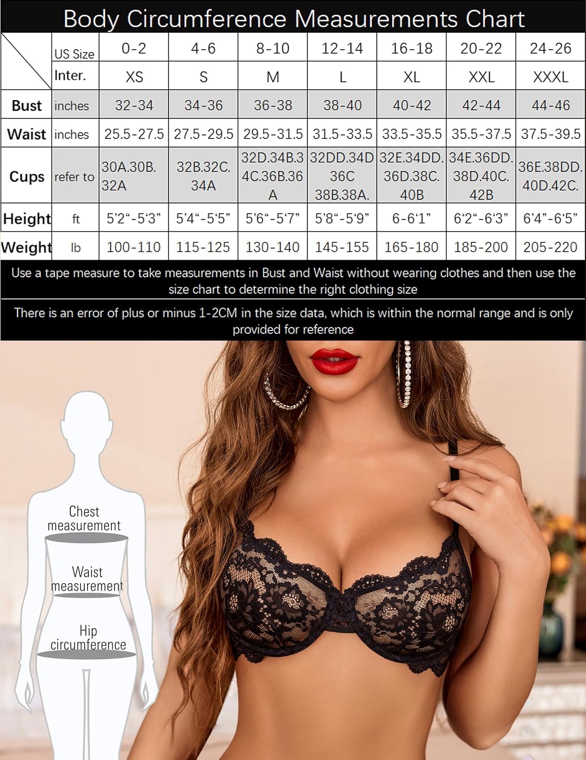 Avidlove Floral Lace Bra and Panty Set — image 6