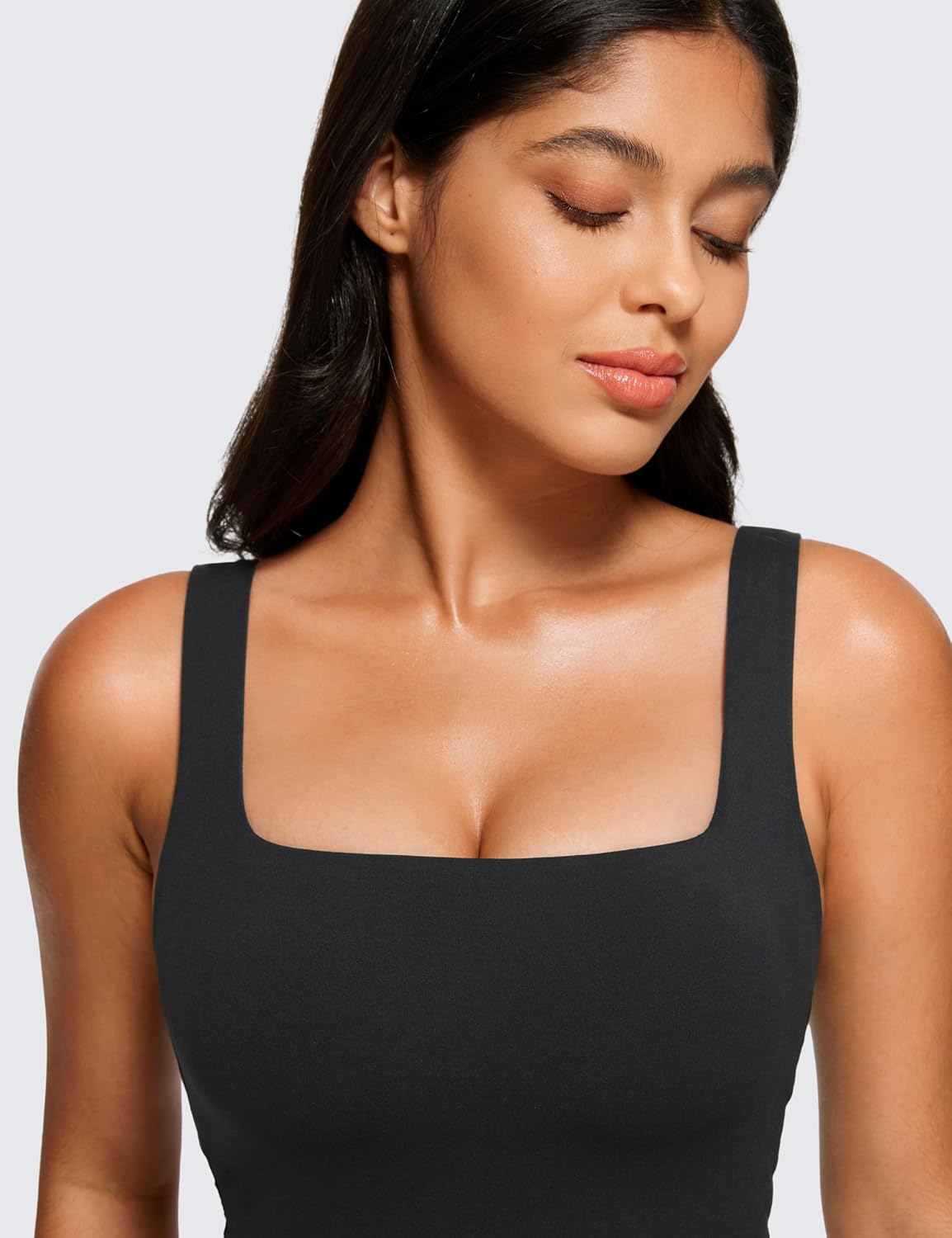 CRZ YOGA Butterluxe Square Neck Crop Tank — image 3