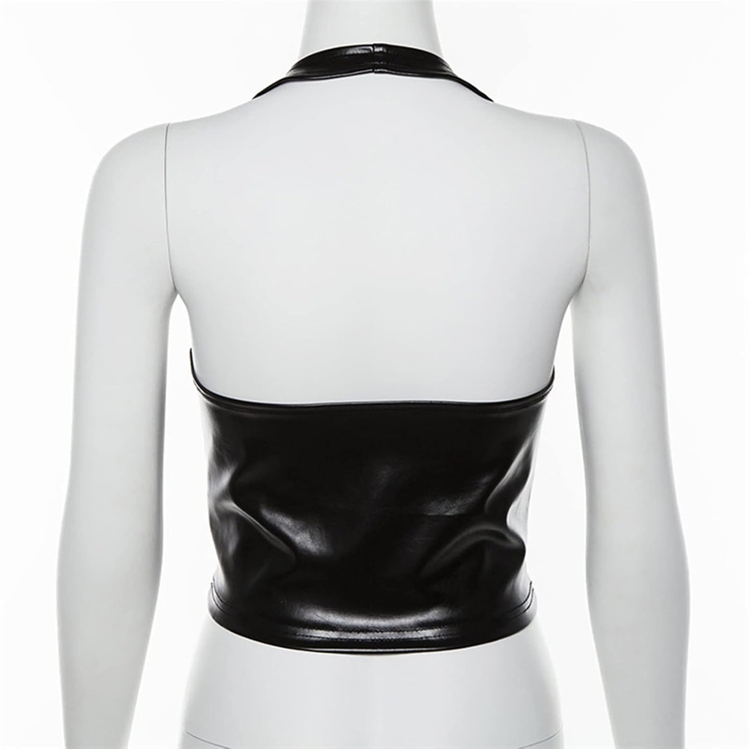 BEARUN PU Leather Corset Bustier Crop Top — image 6