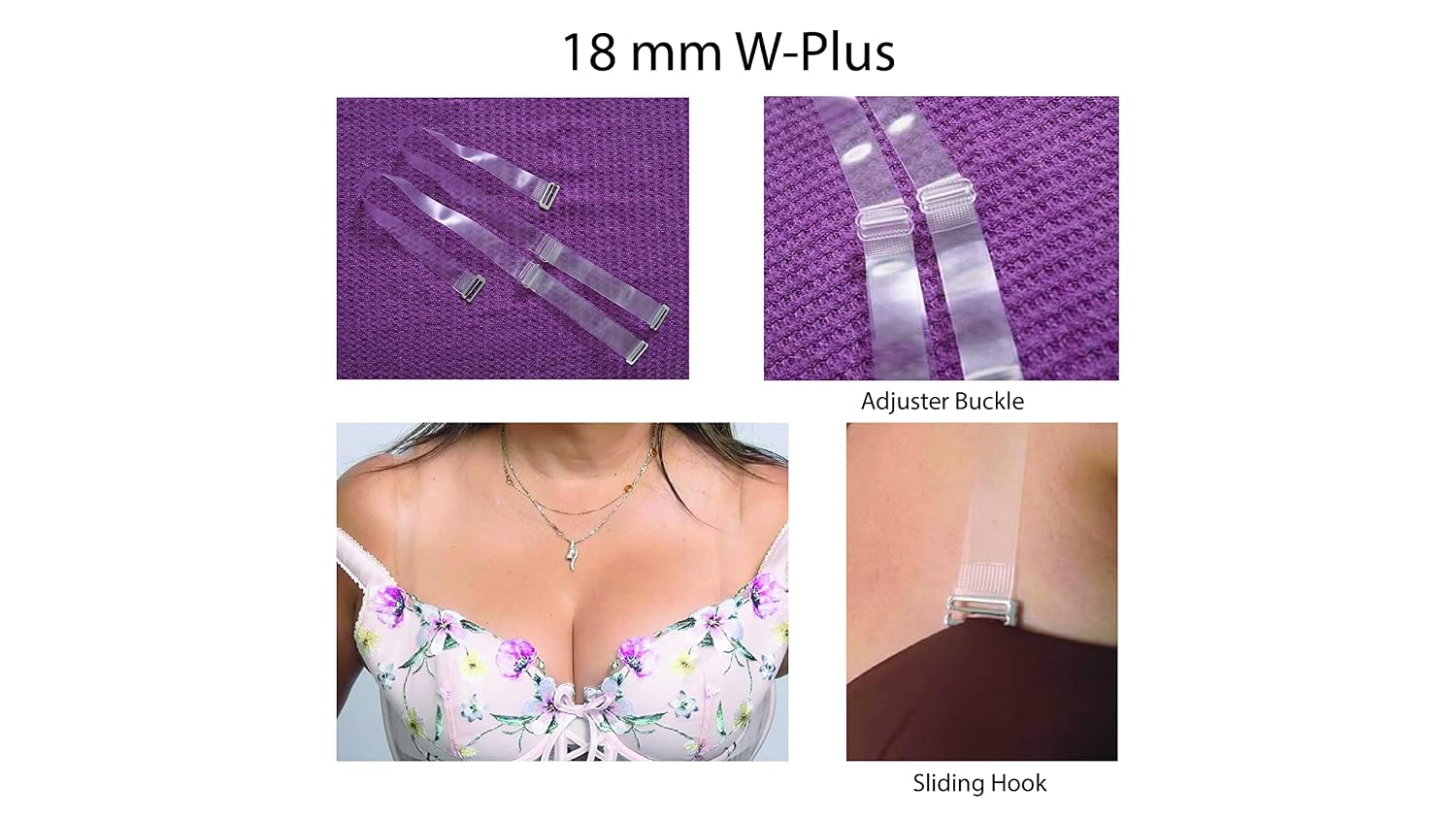 Adjustable Clear Bra Straps for Women — image 6