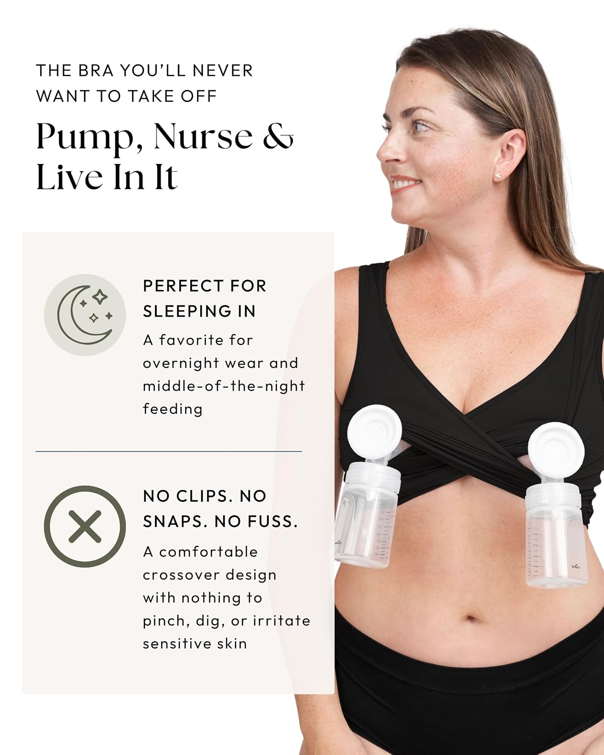 Larken Hands-Free Pumping & Nursing Bra — image 4