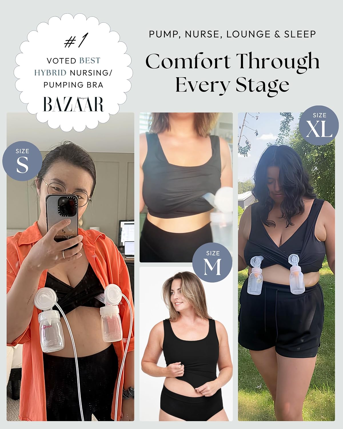 Larken Hands-Free Pumping & Nursing Bra — image 7