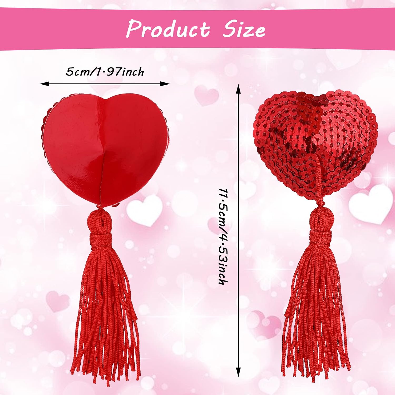 WLLHYF Reusable Adhesive Breast Pasties Nipple Covers — image 2