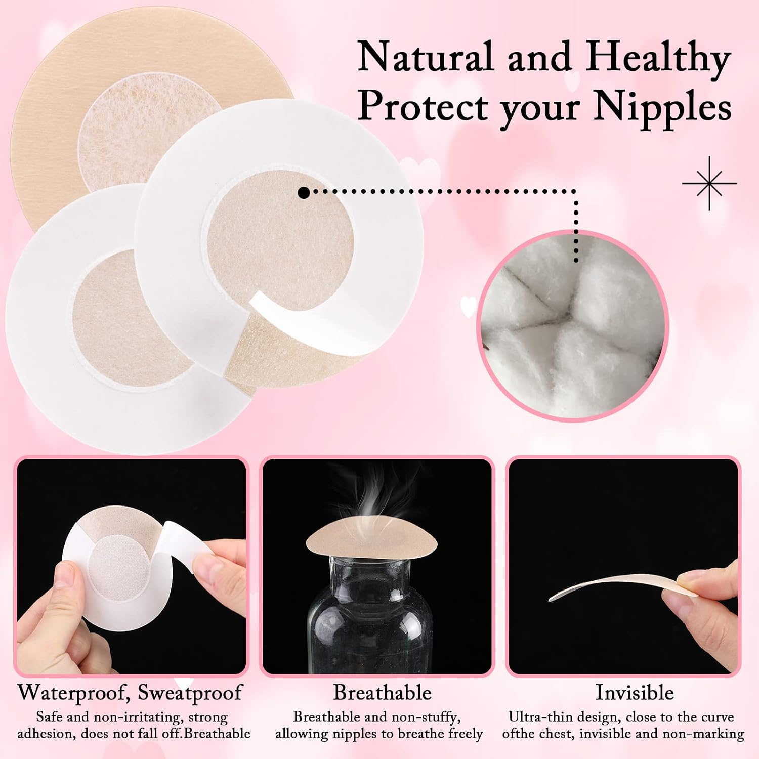 Handepo Disposable Non-Adhesive Nipple Covers — image 3