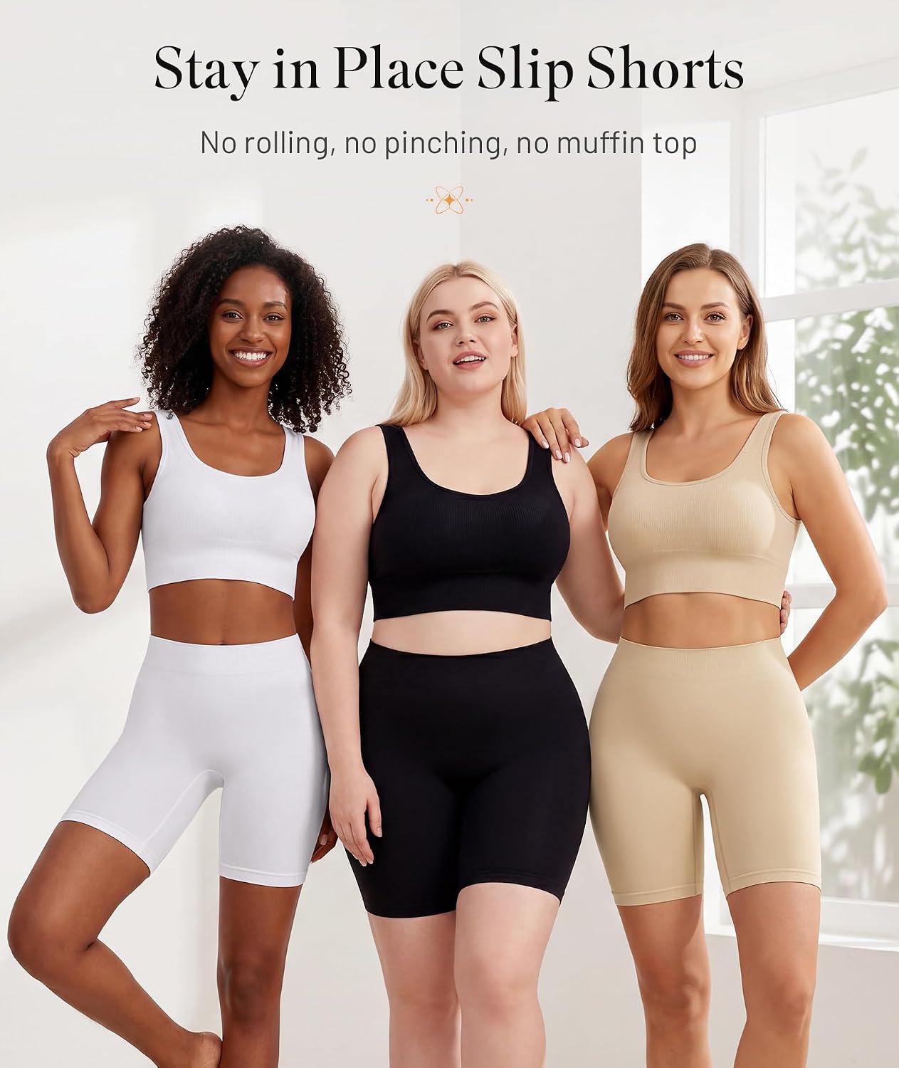 FRESBEIT Anti Chafing Slip Shorts for Women — image 2