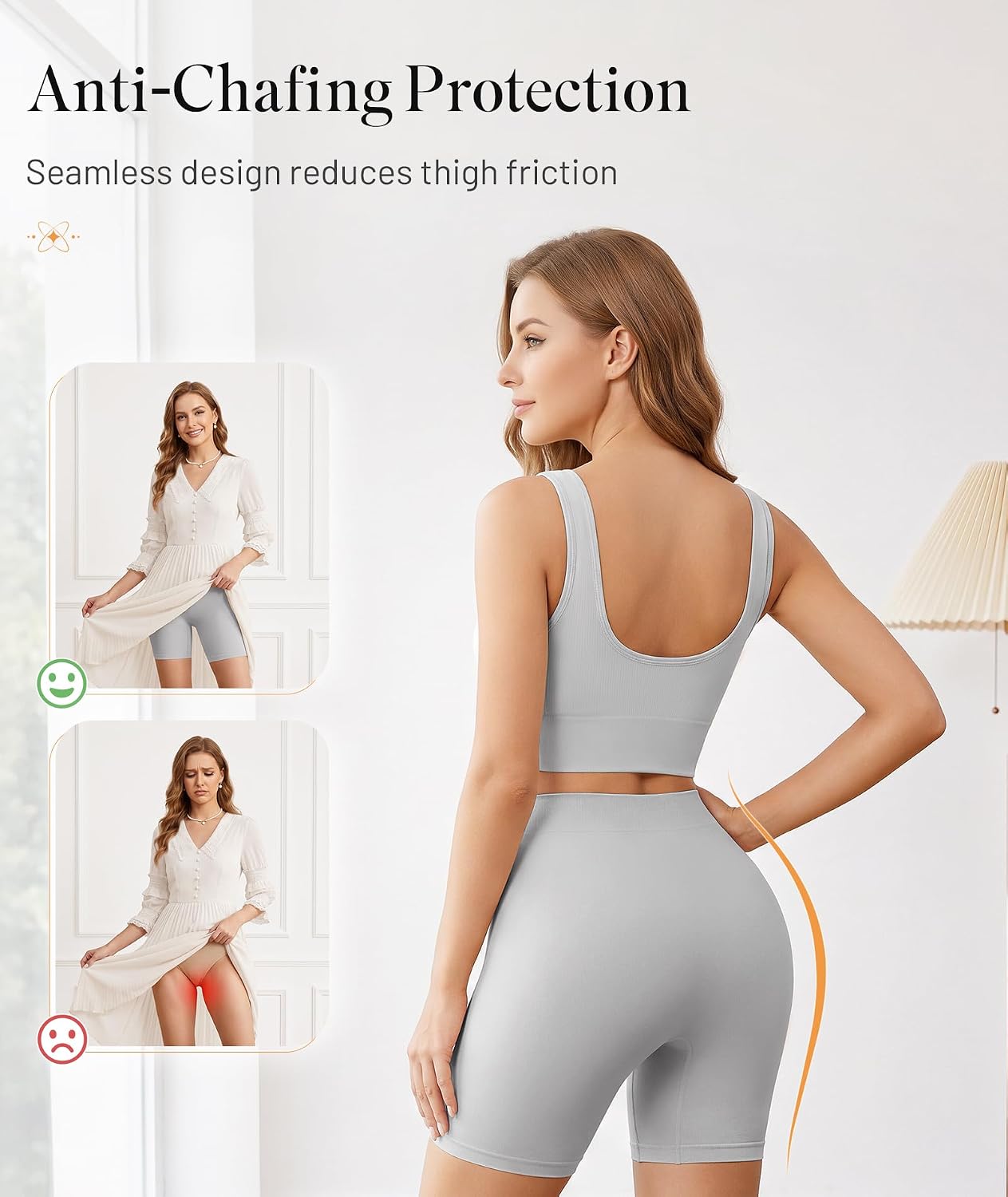FRESBEIT Anti Chafing Slip Shorts for Women — image 3