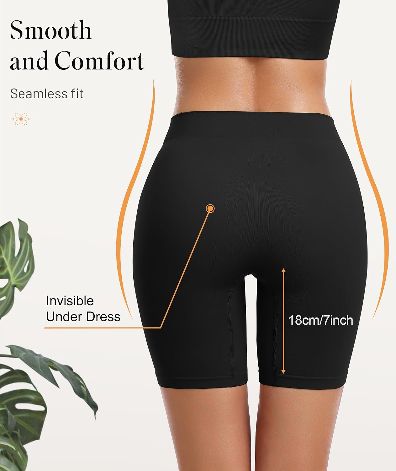 FRESBEIT Anti Chafing Slip Shorts for Women — image 5