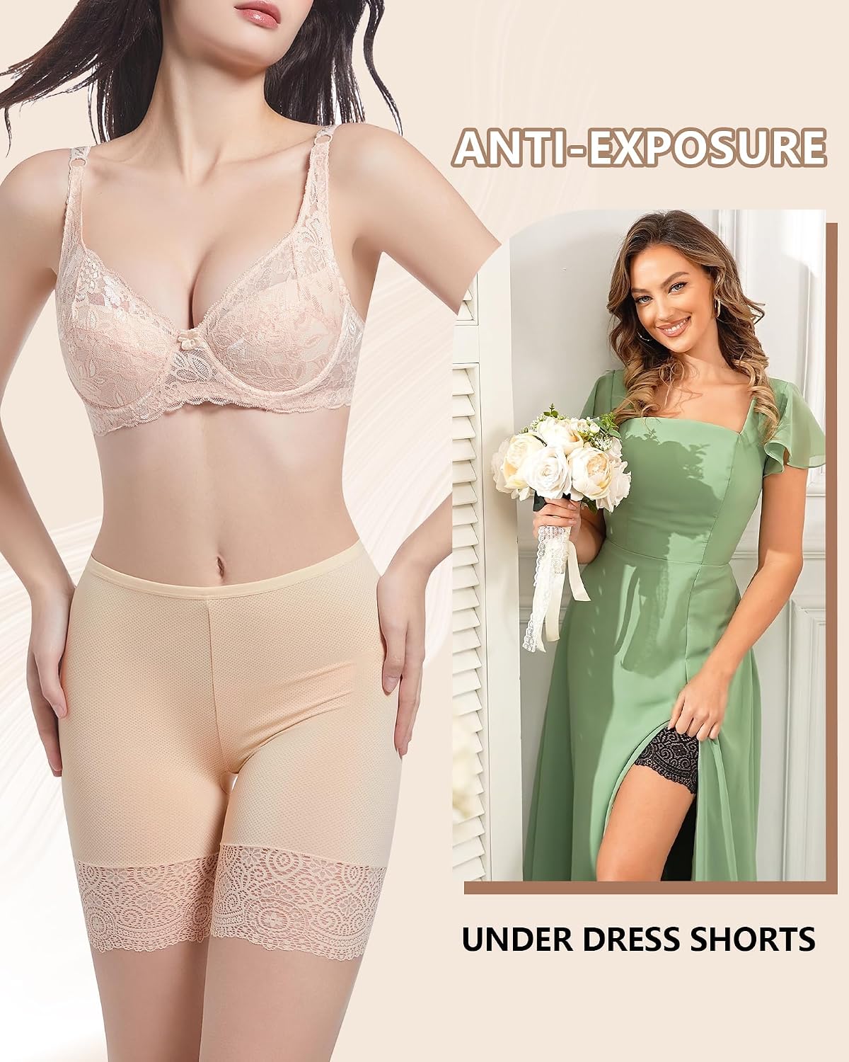 Blueinn Cooling Seamless Lace Slip Dress — image 2