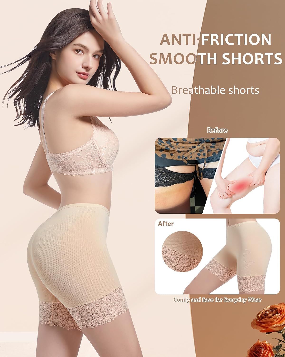 Blueinn Cooling Seamless Lace Slip Dress — image 4