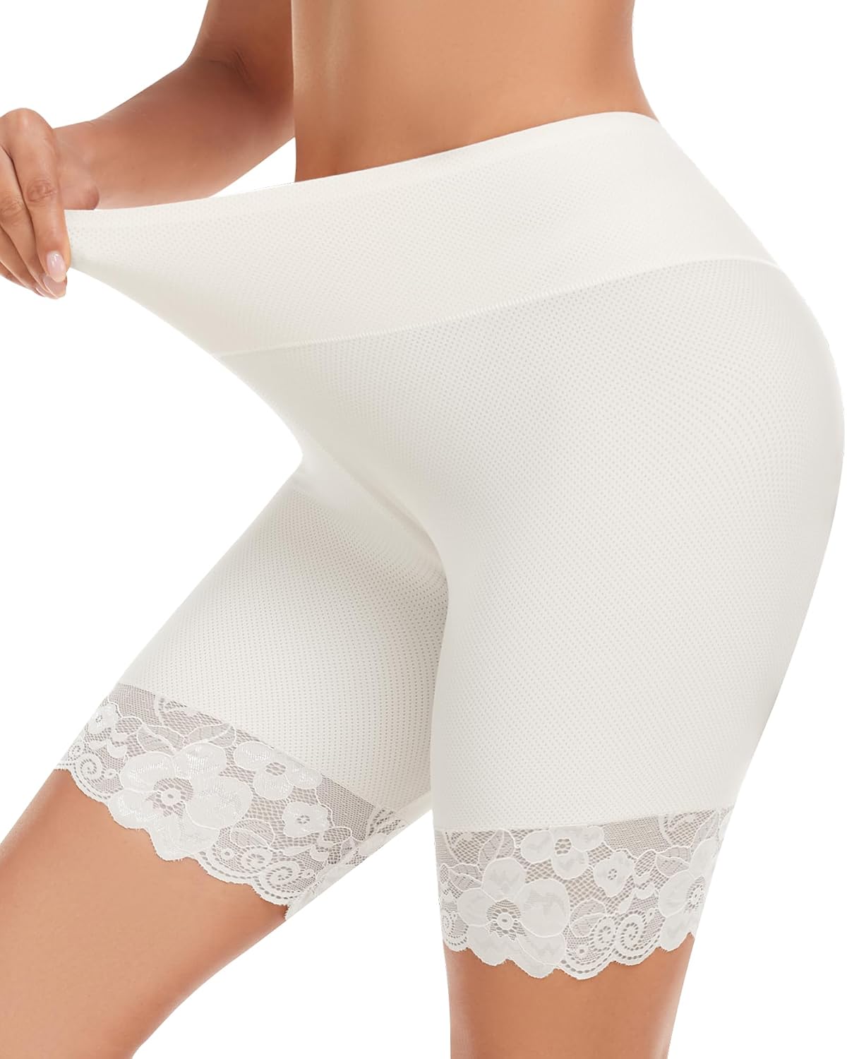 Blueinn High Waist Mesh Slip Shorts