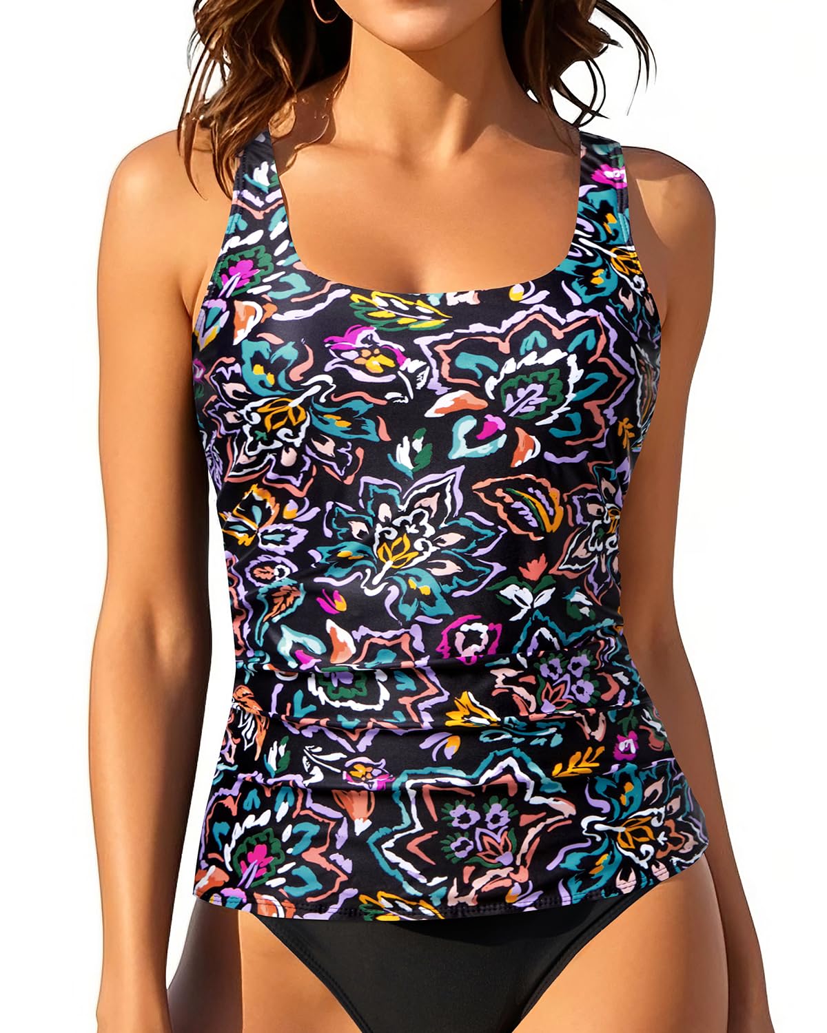 Aqua Eve Tummy Control Tankini Top — image 11