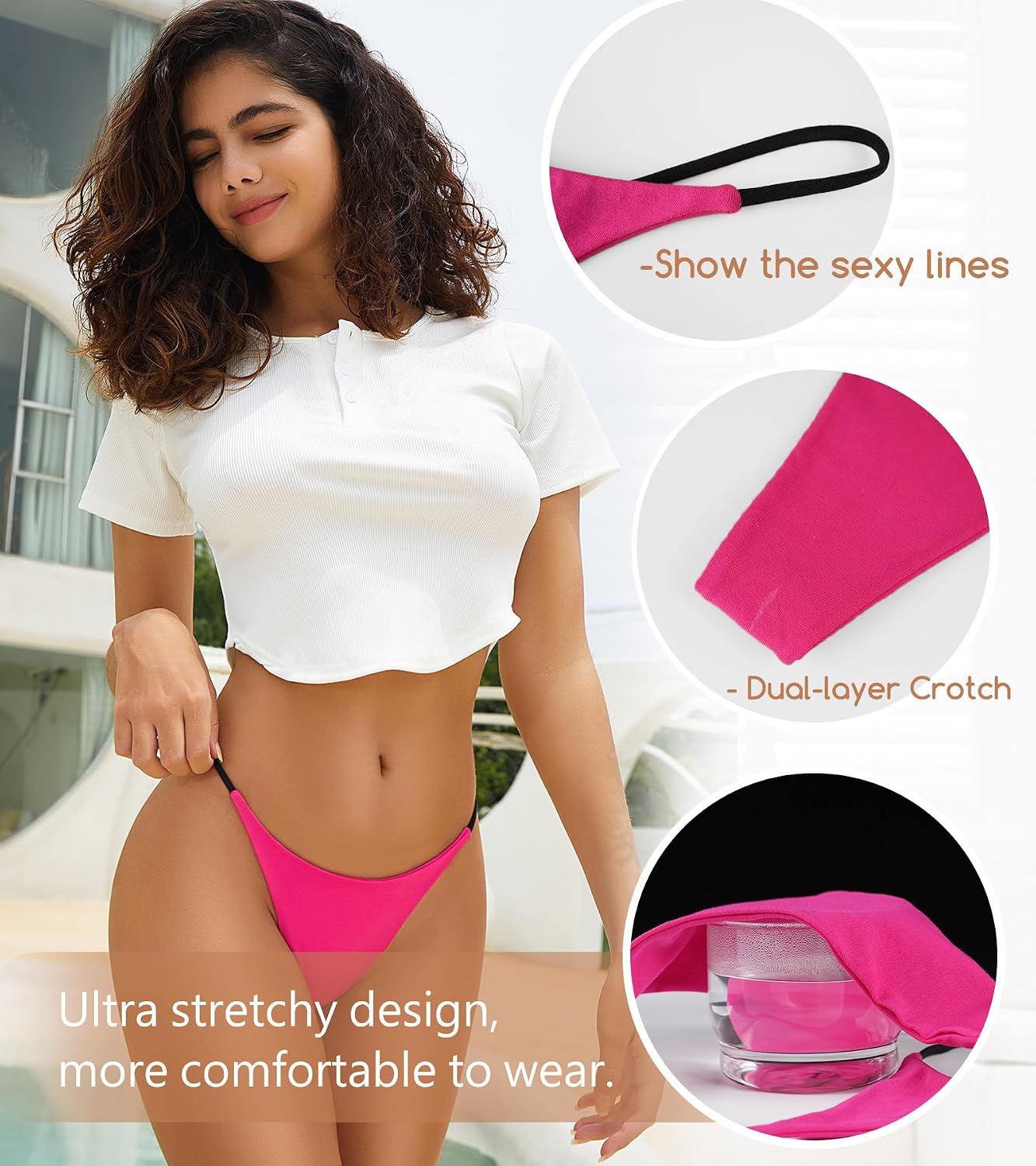 Chahoo Low Rise G-String Thong 5-Pack — image 4