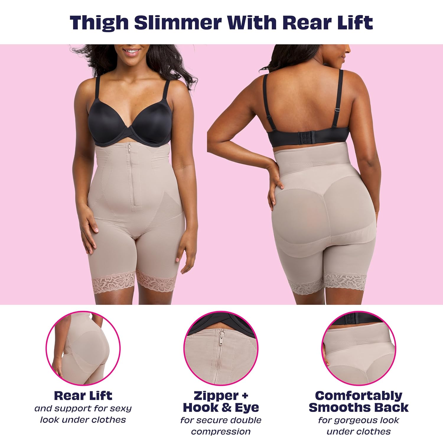 Maidenform Ultra Firm High Waist Thigh Slimmer — image 4